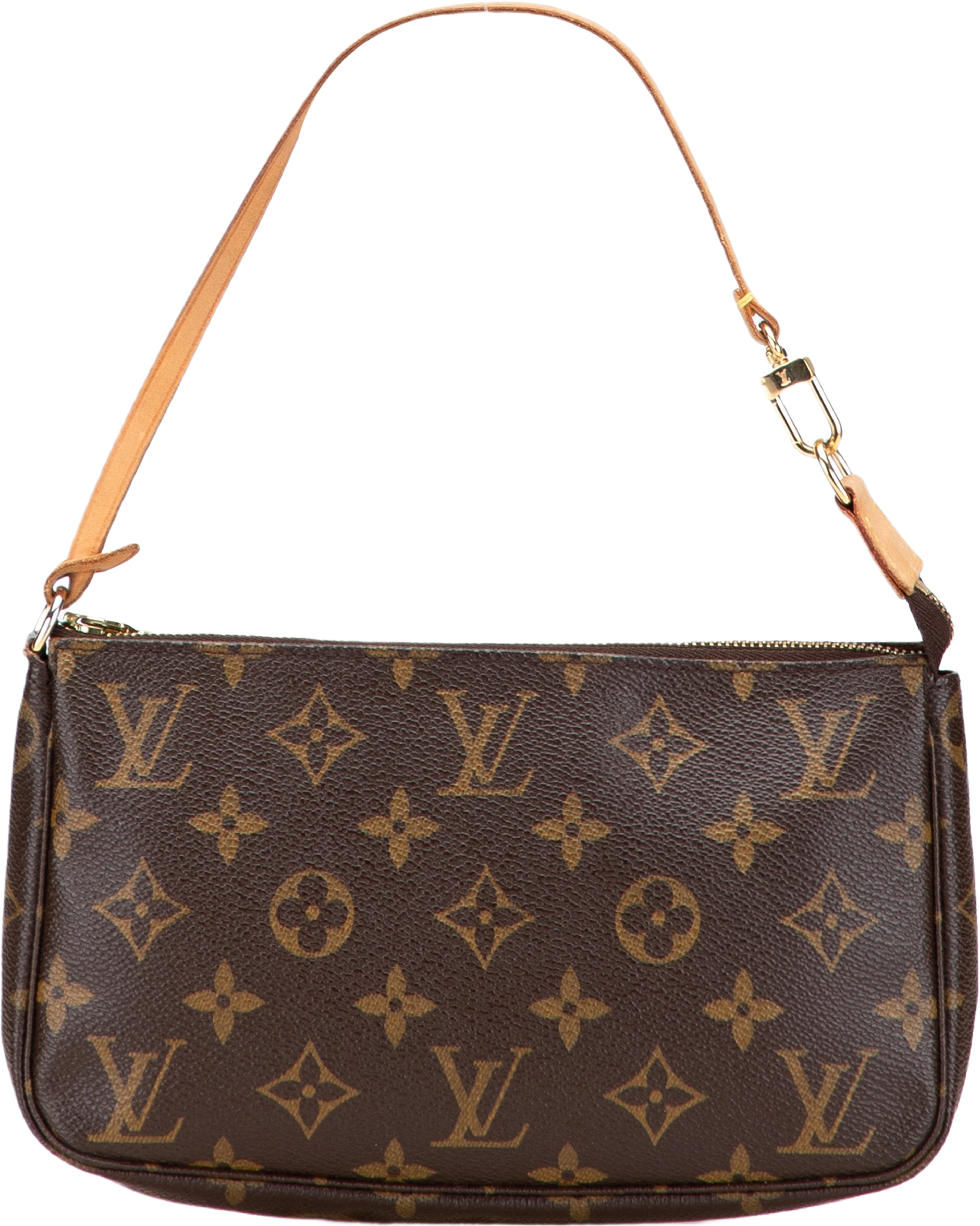 Louis Vuitton Monogram Pochette Accessoires, från Luxclusif, i färgen brown. Klicka för att öppna bilden i stort format