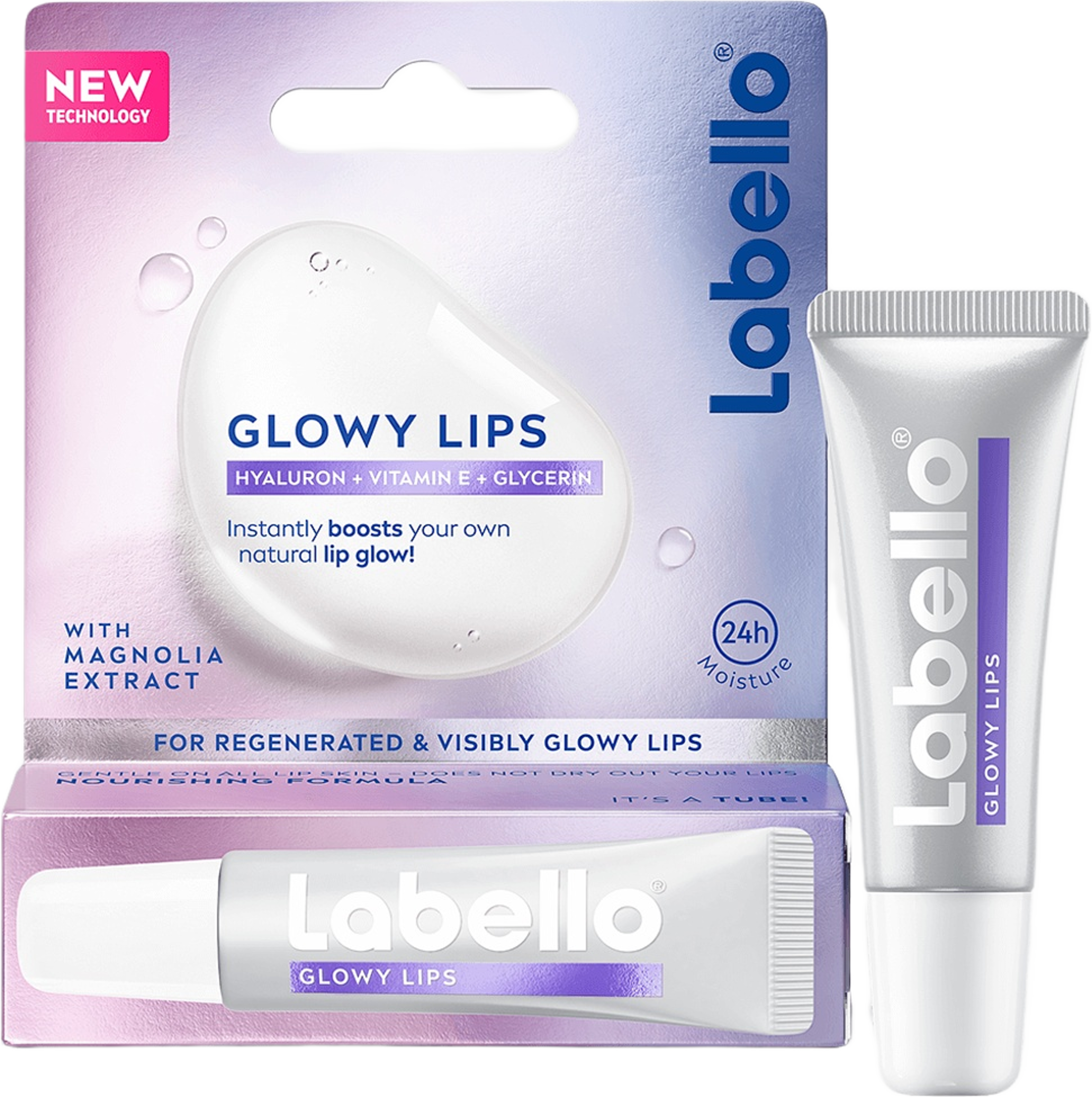 Läppbalsam Glowy Lips Clear 10 ml Labello