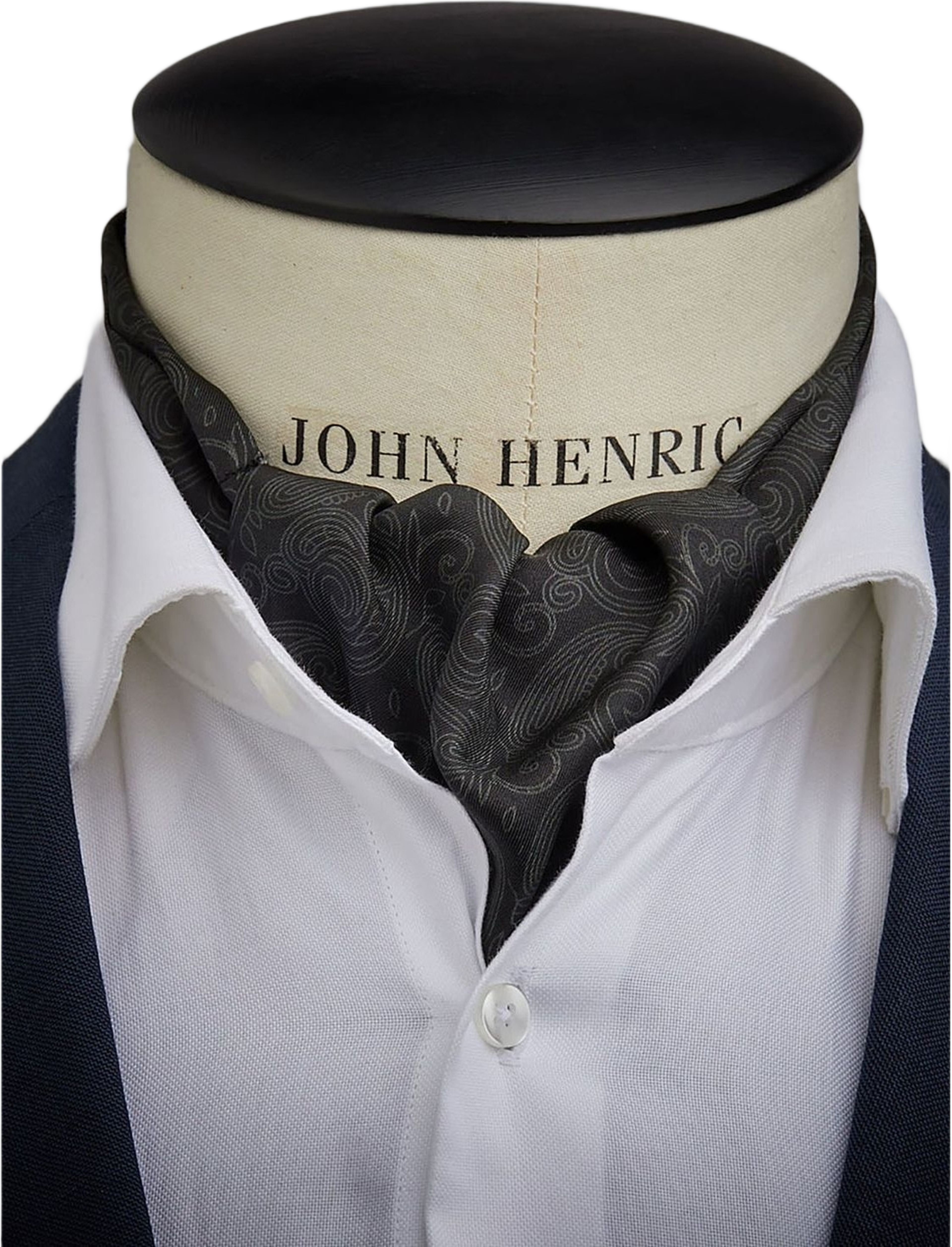 Silk Double Pointed Ascot Formal