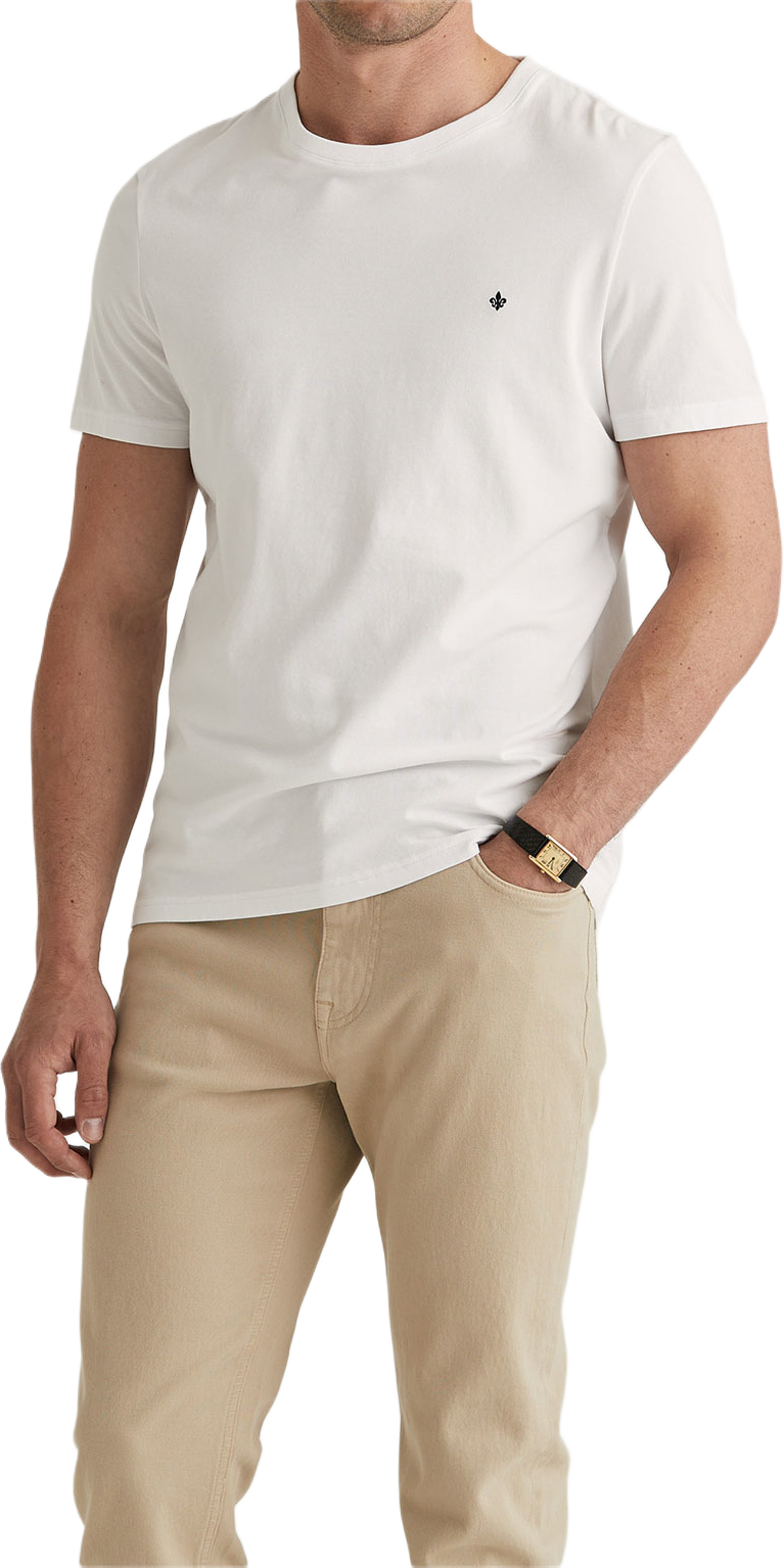 T-shirt, från Morris, i färgen White. Klicka för att öppna bilden i stort format