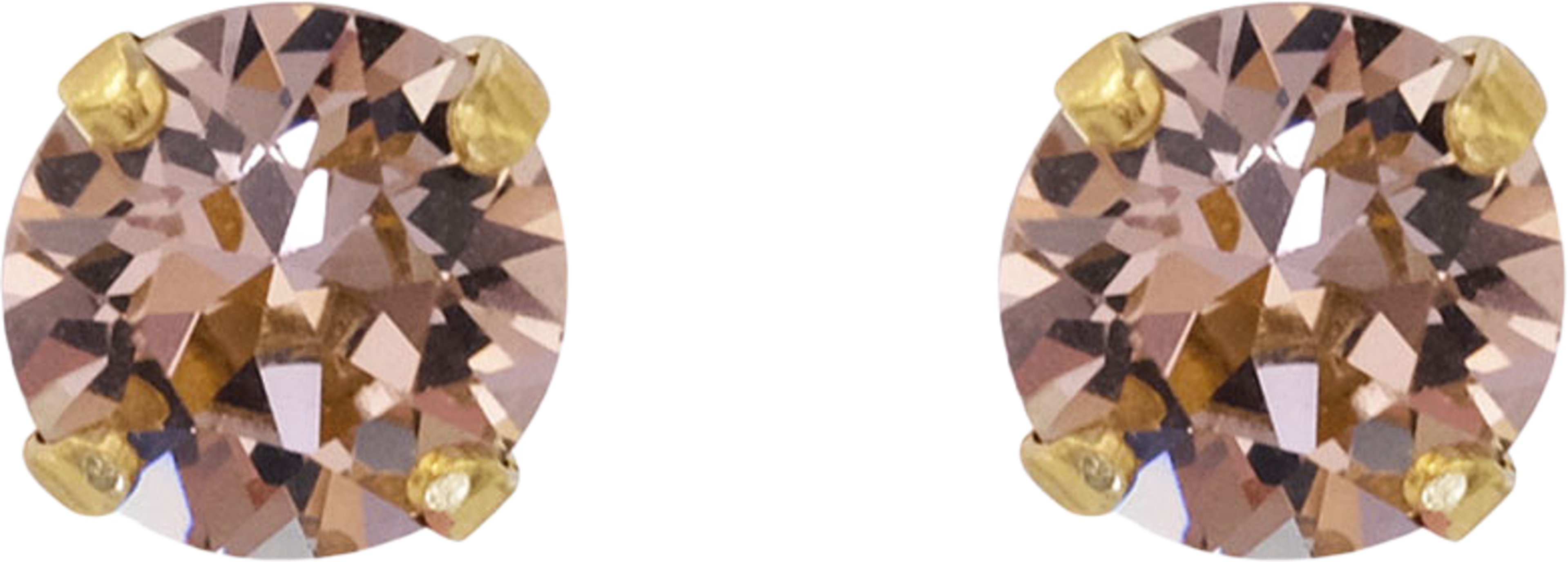 Classic Stud Earrings Vintage Rose