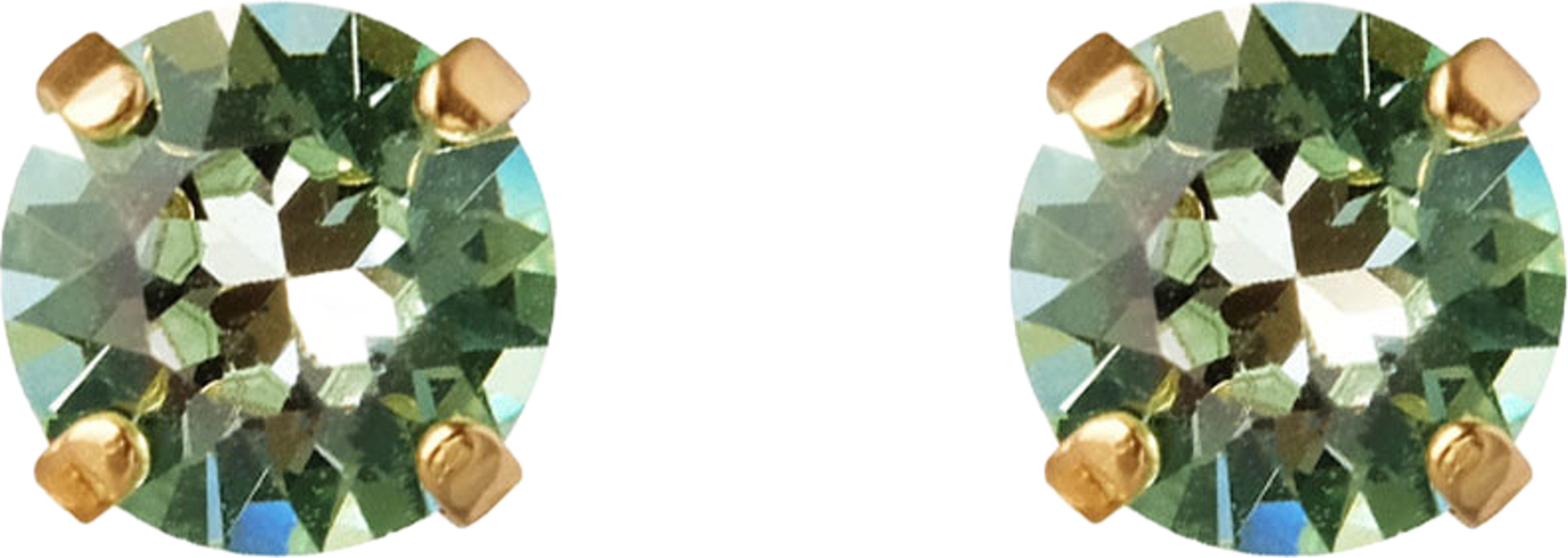 Classic Stud Earrings Chrysolite