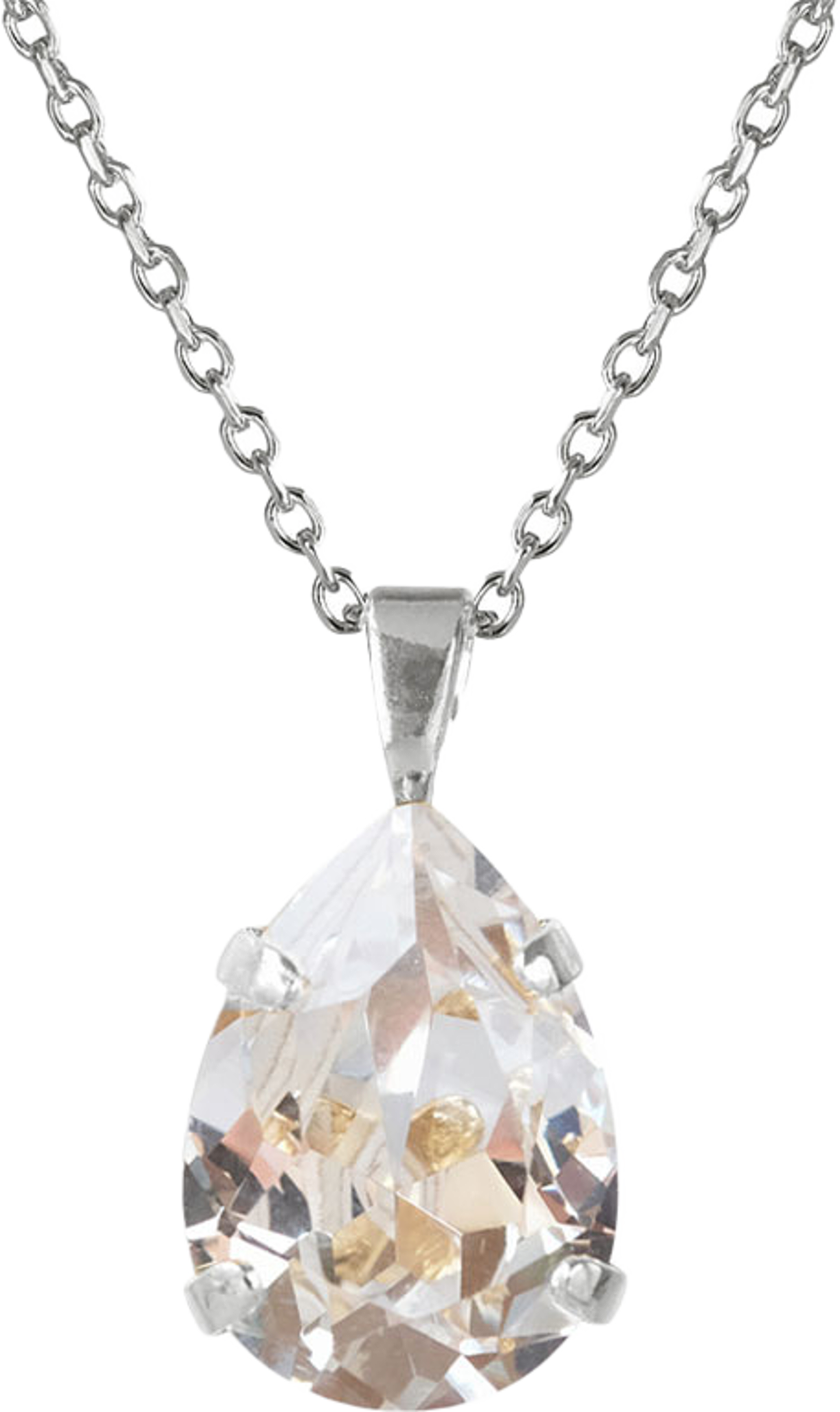 Mini Drop Necklace Crystal