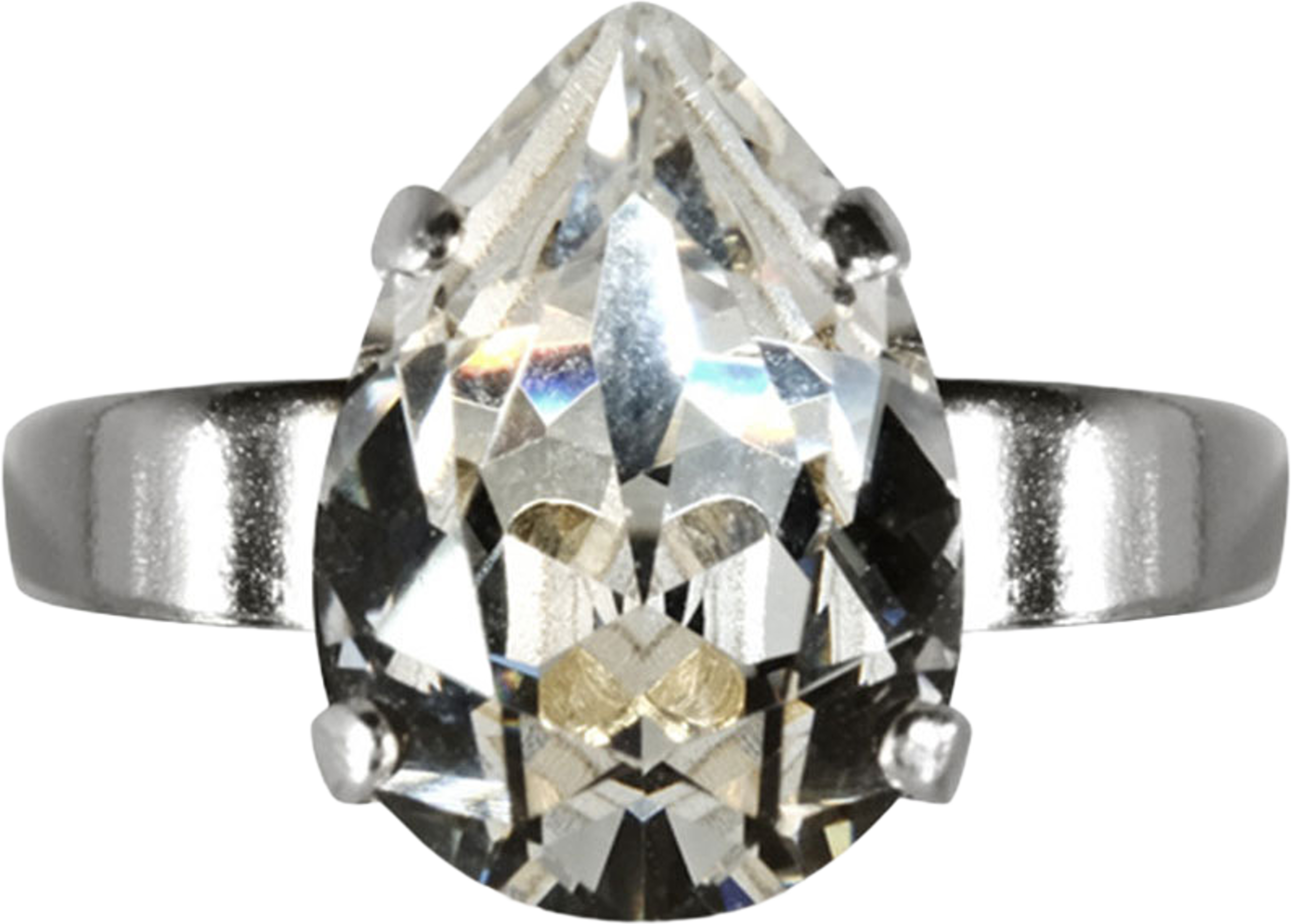 Mini Drop Ring Crystal