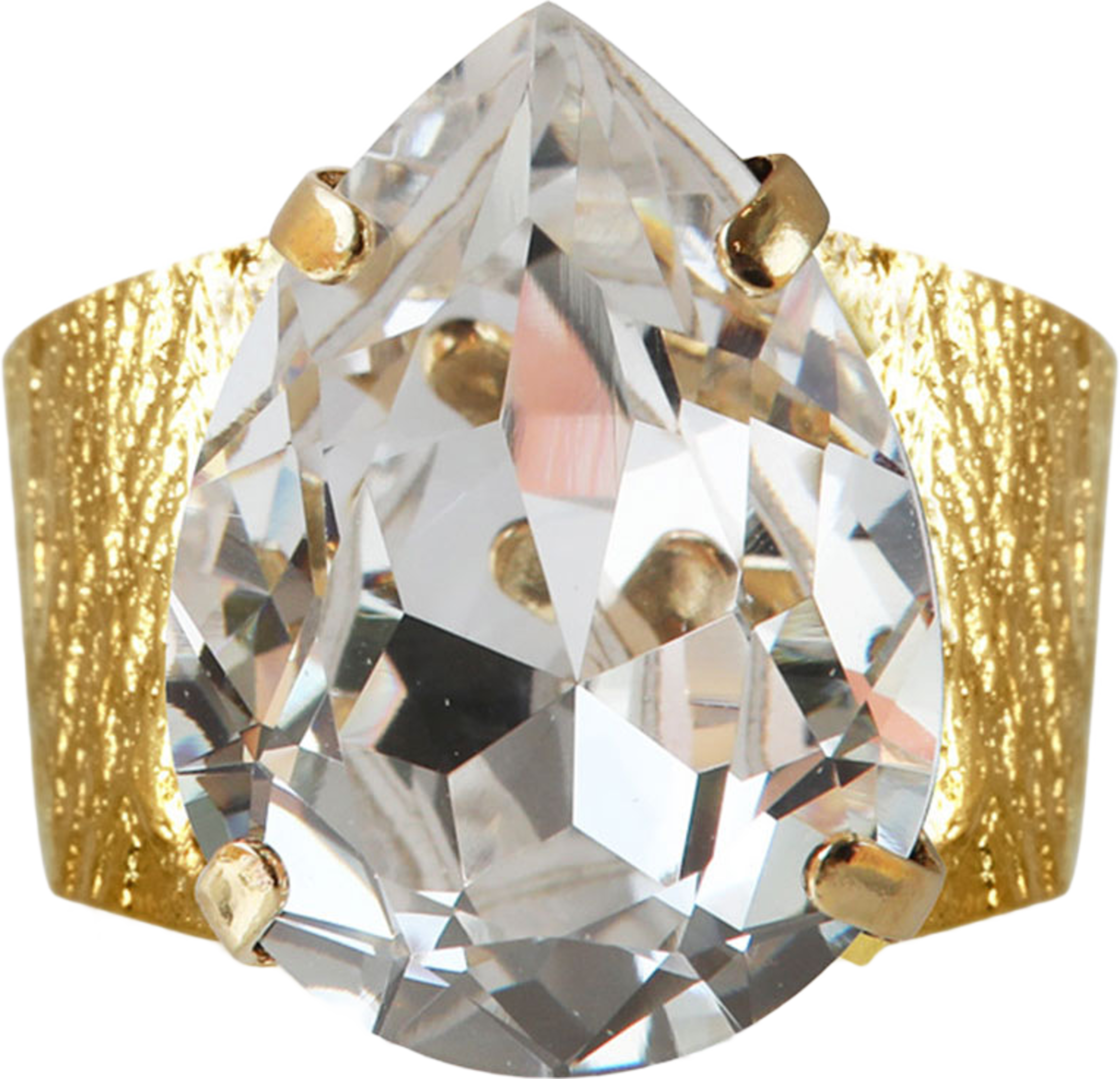 Classic Drop Ring Crystal