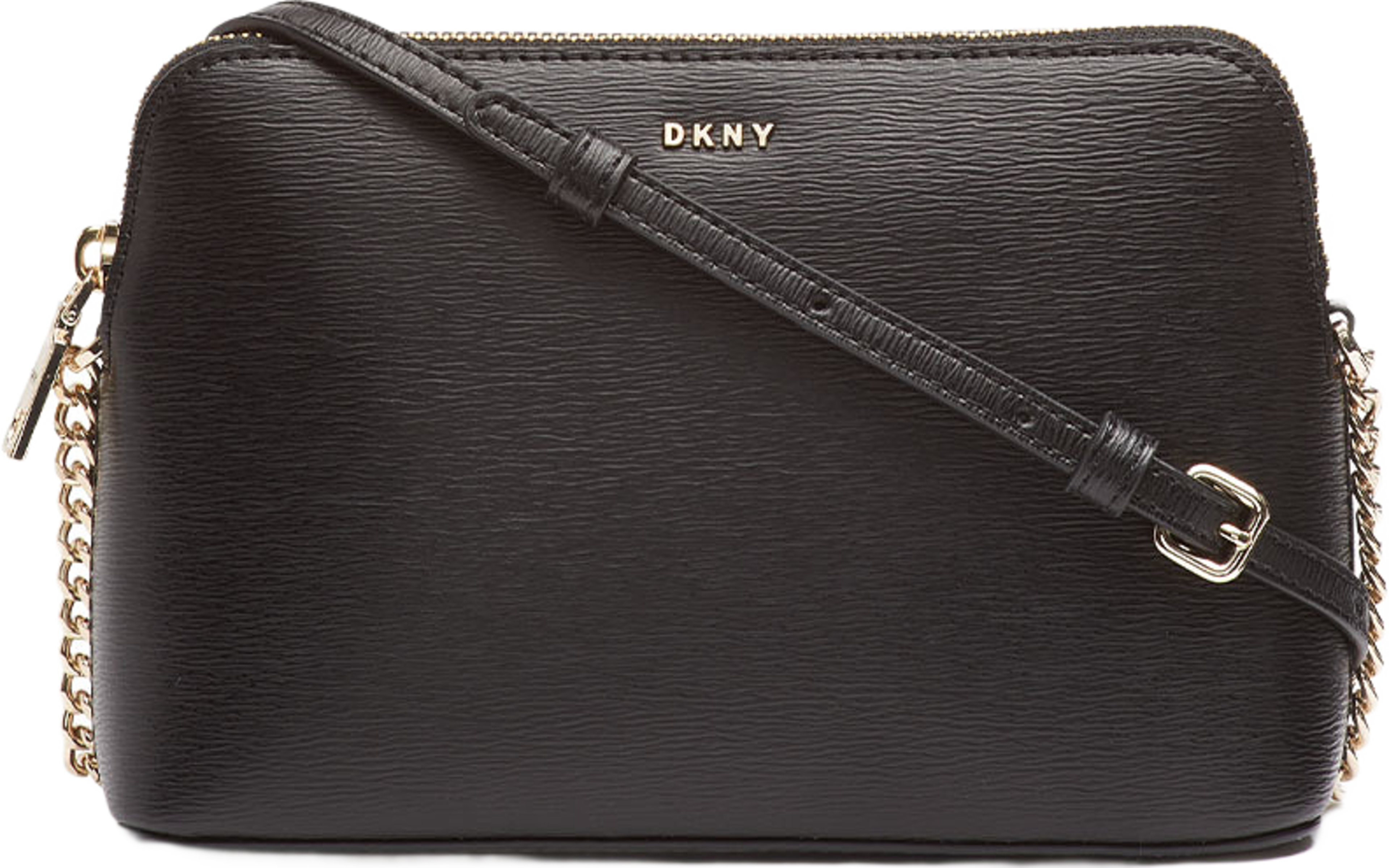 Handbag Bryant-Dome Cbody-SU, från DKNY, i färgen Blk/Gold. Klicka för att öppna bilden i stort format