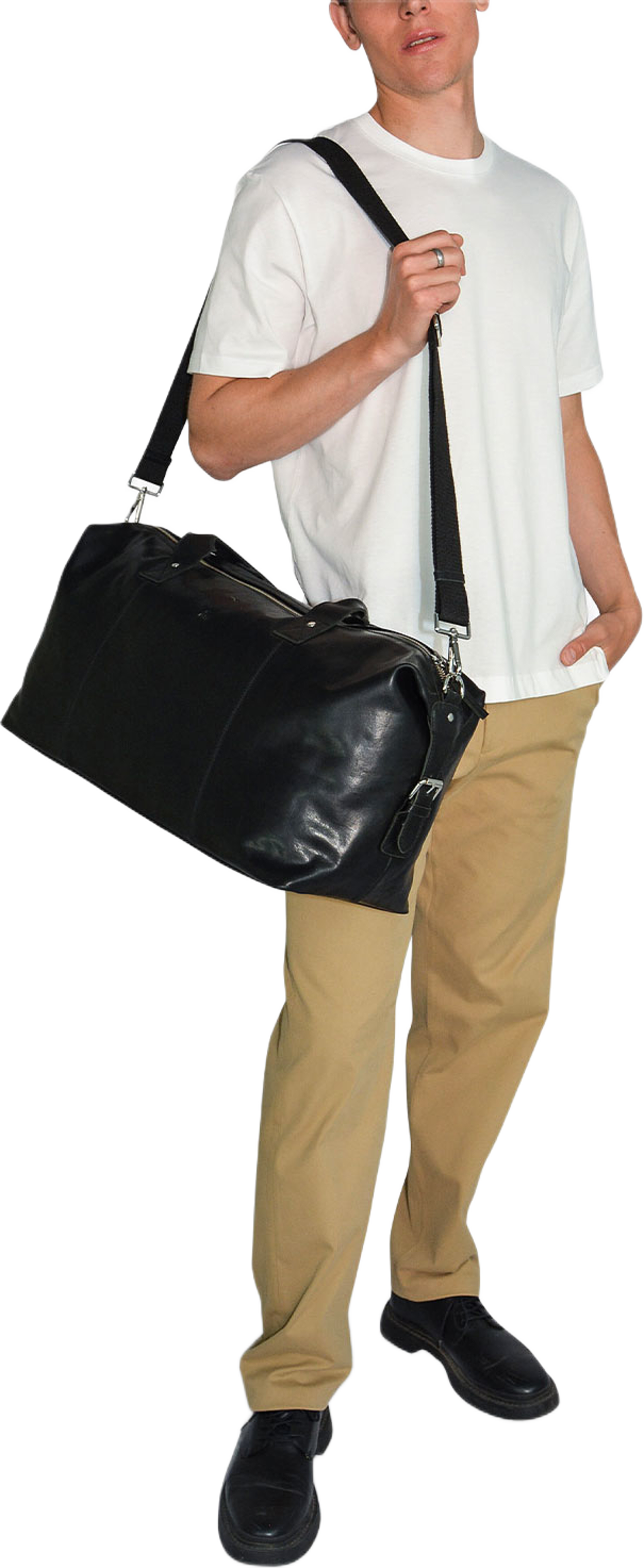 Weekend bag Lasse Catania, från Adax, i färgen Black. Klicka för att öppna bilden i stort format