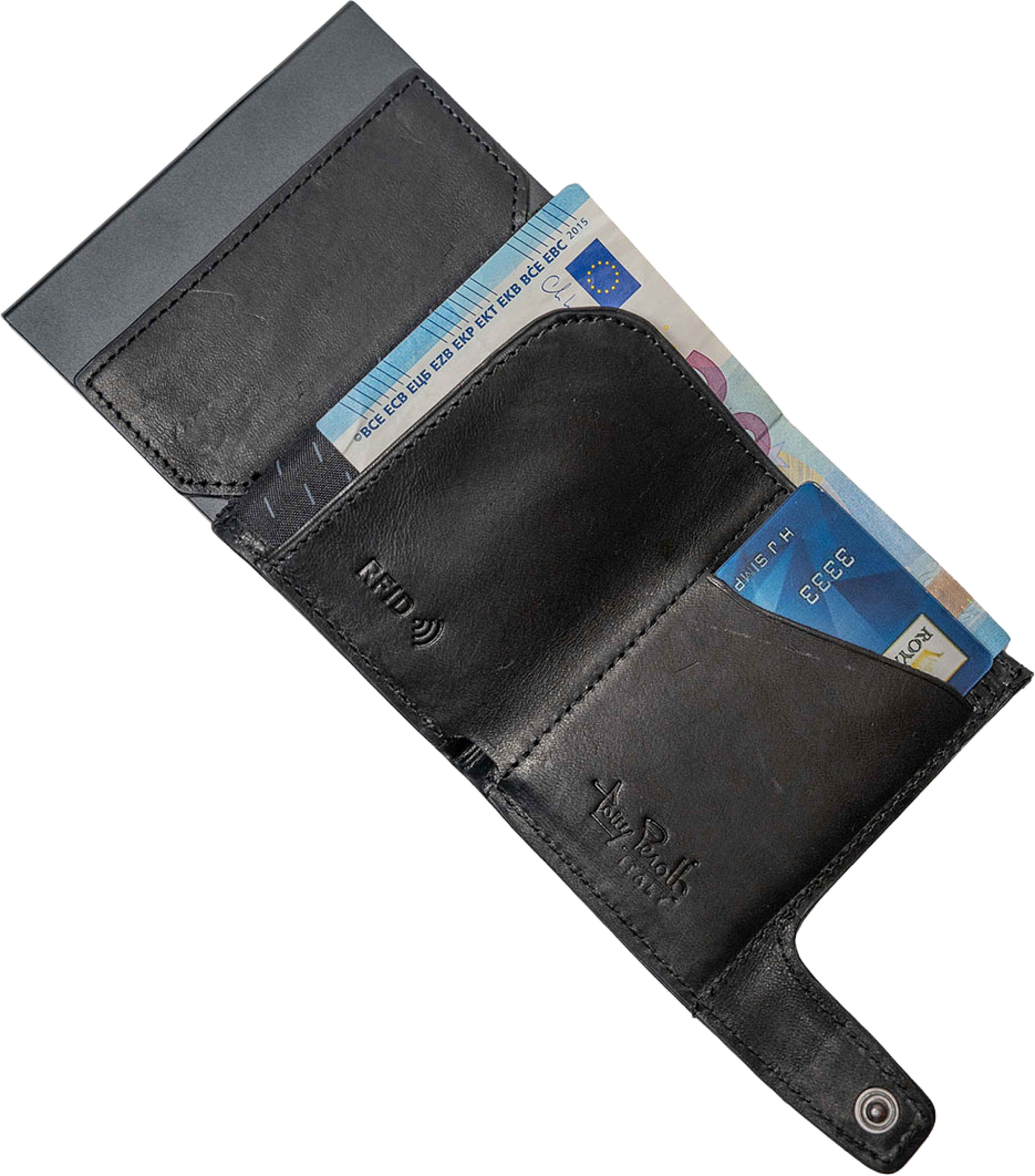 Furbo Card Wallet, från Tony Perotti, i färgen Black. Klicka för att öppna bilden i stort format