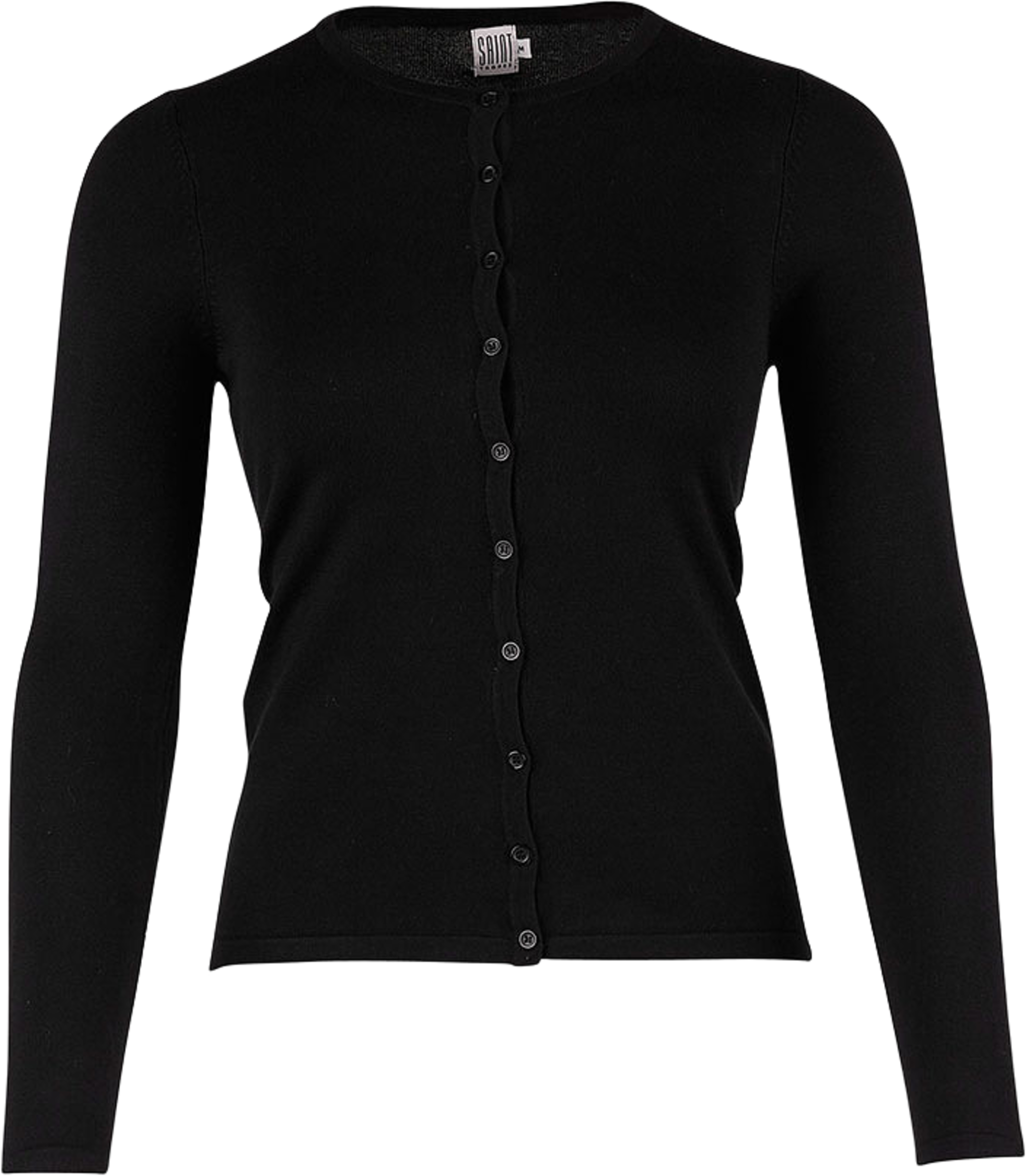 MilaSZ Cardigan, från Saint Tropez, i färgen Black. Klicka för att öppna bilden i stort format