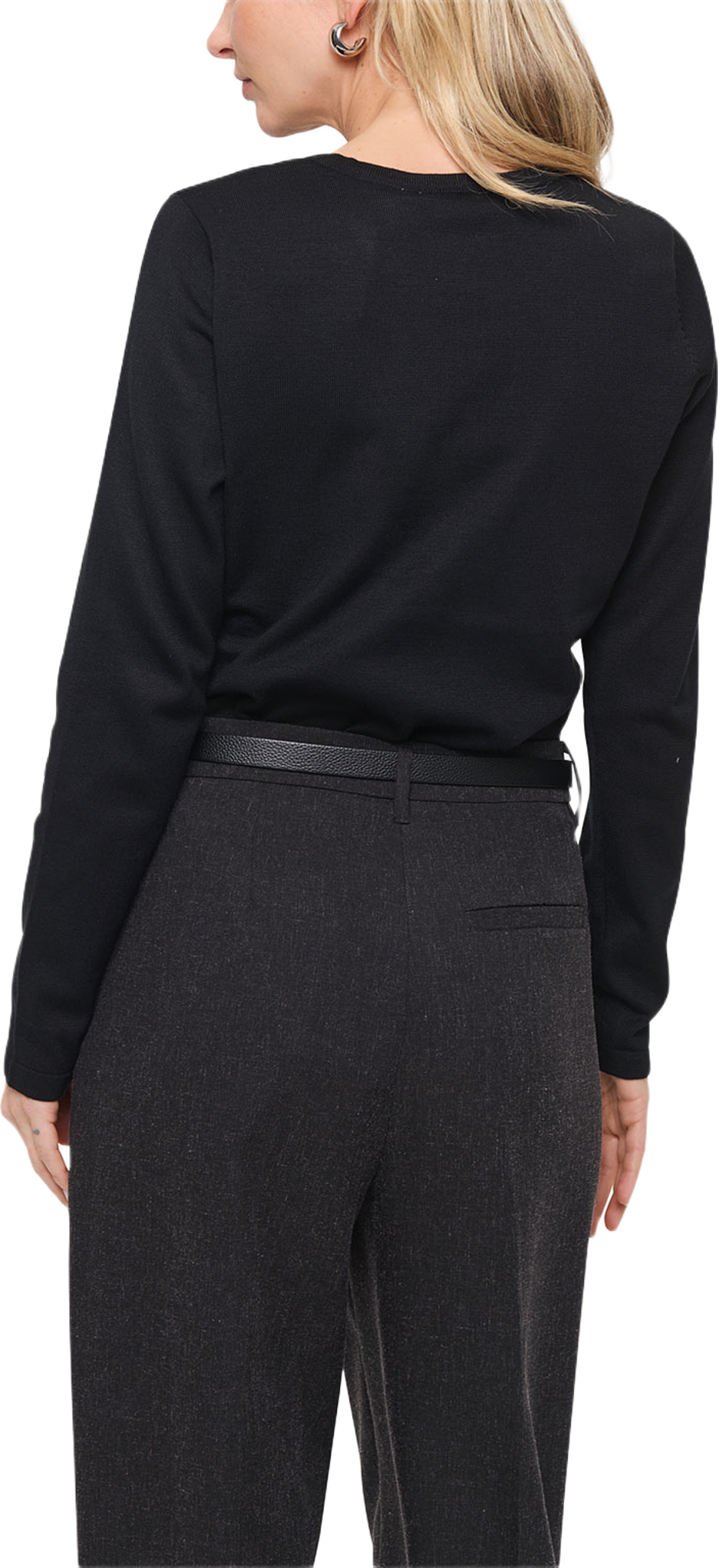 MilaSZ Cardigan, från Saint Tropez, i färgen Black. Klicka för att öppna bilden i stort format