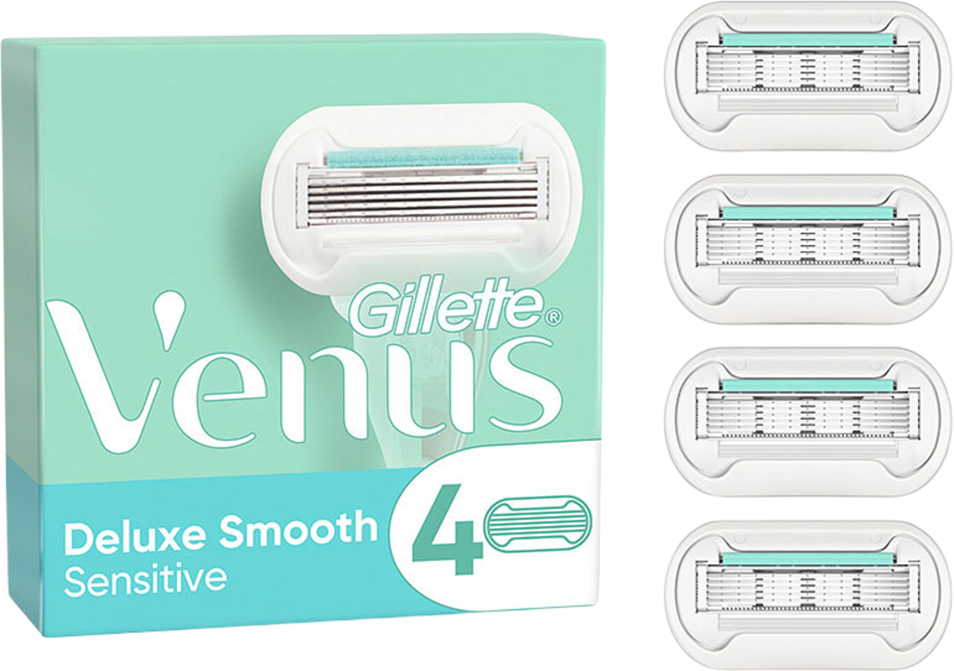 Deluxe Smooth Sensitive Rakblad, 4st