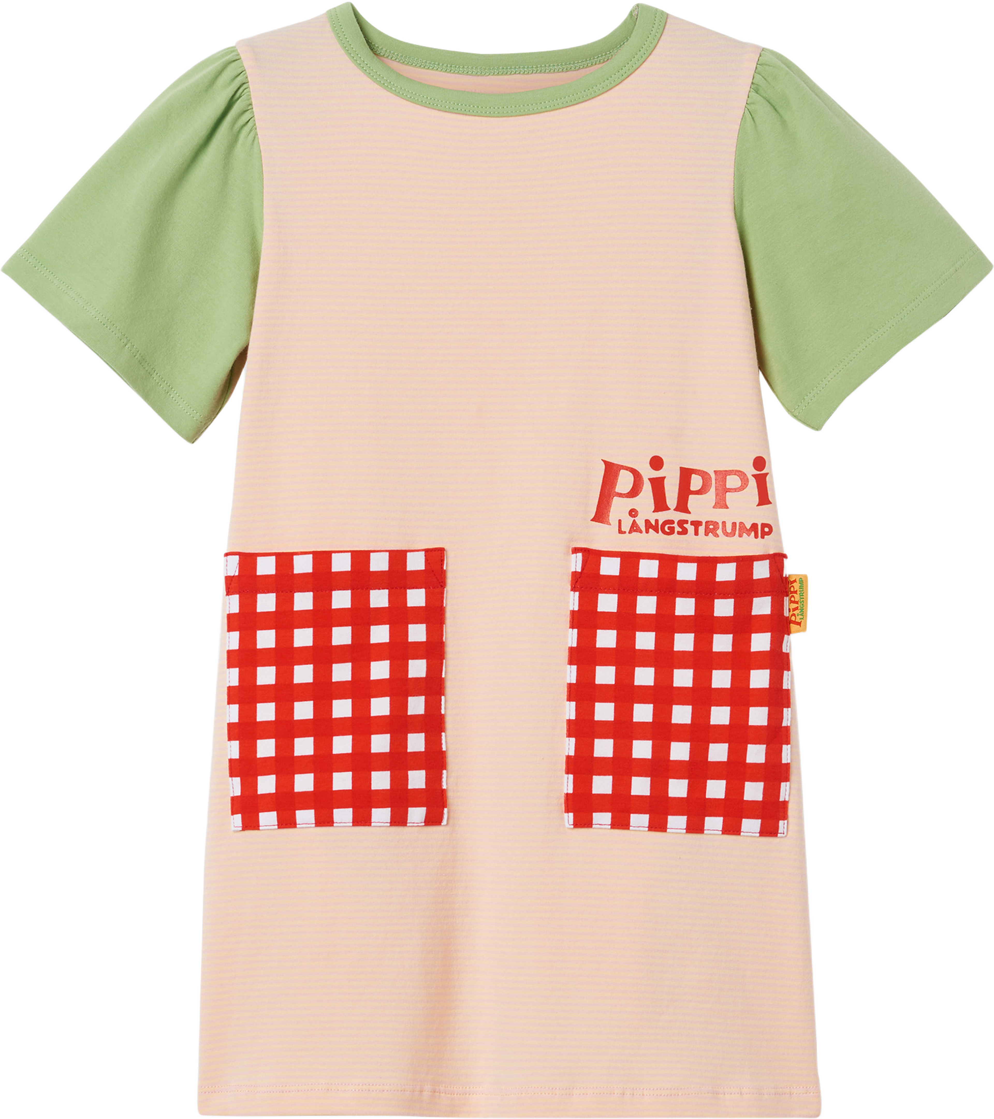 Pippi-klänning LÅNGSTRUMP, från PIPPI, i färgen Multi. Klicka för att öppna bilden i stort format