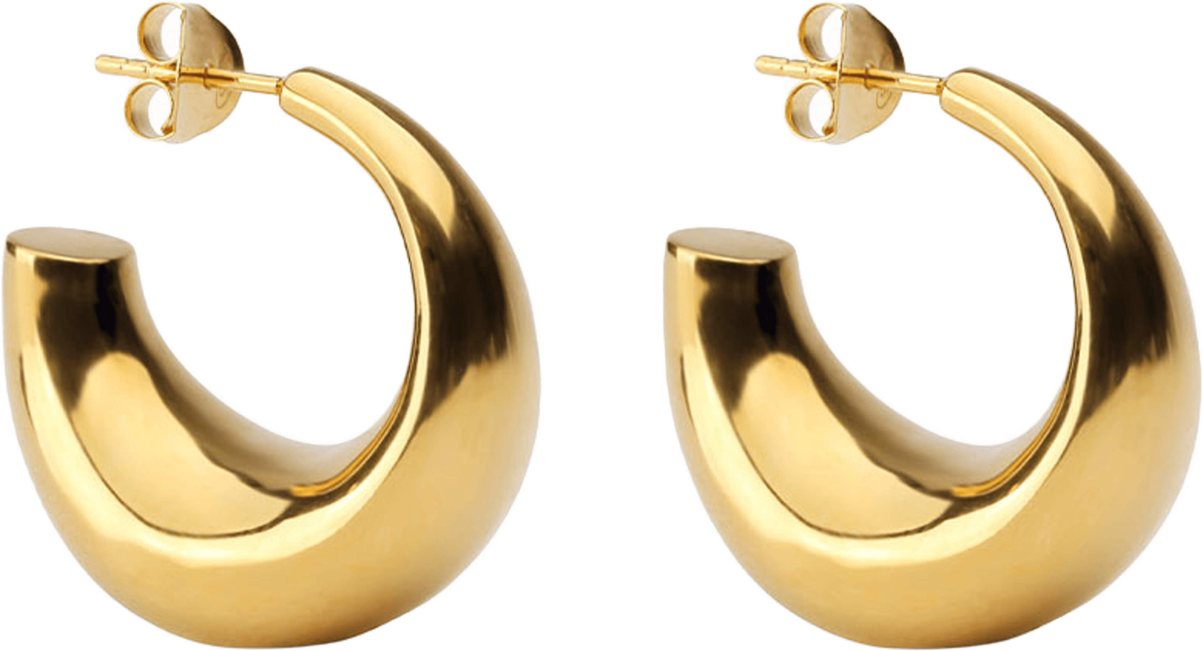 Bolded Earrings Gold