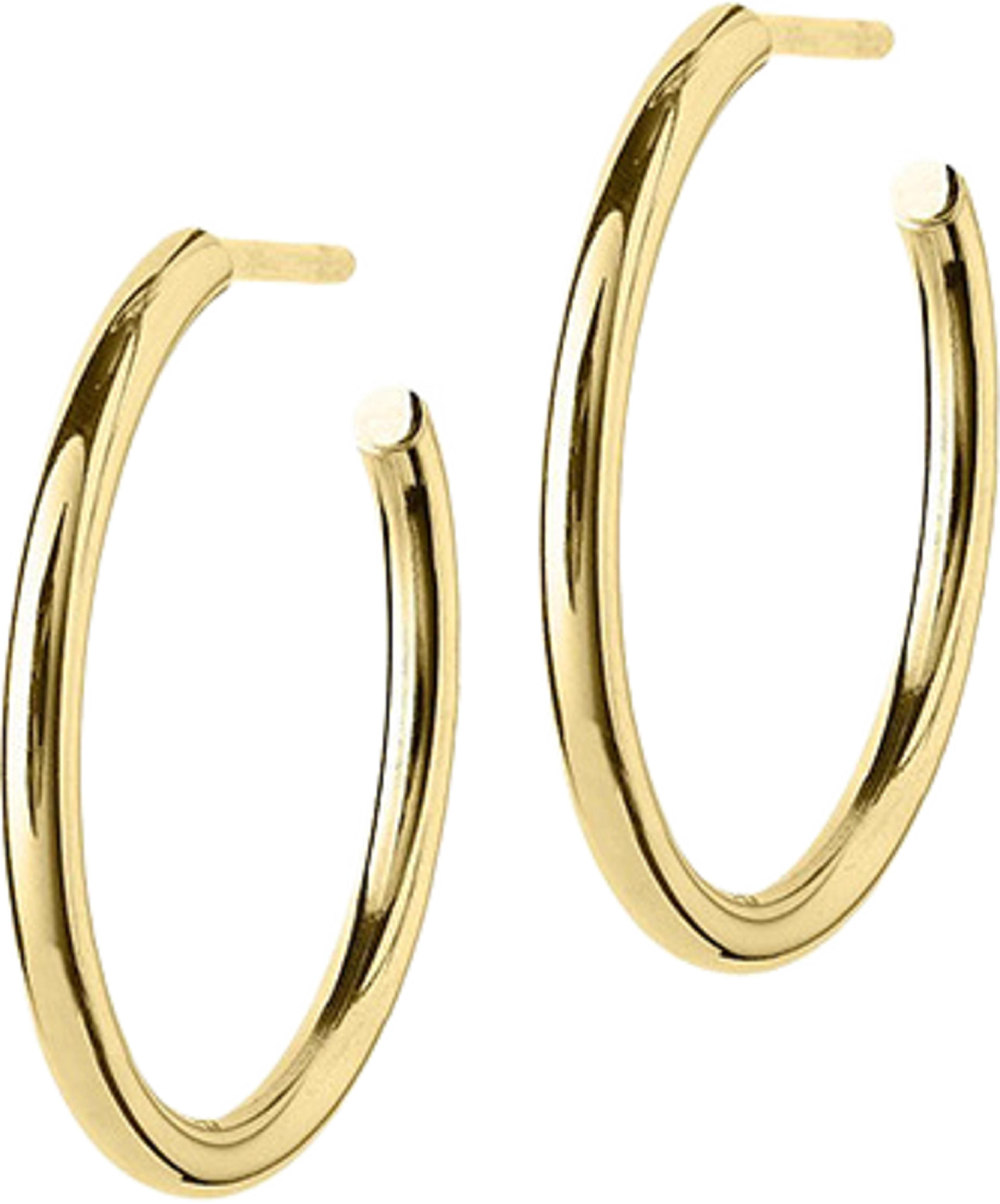 Hoops Earrings Medium, från Edblad, i färgen Gold. Klicka för att öppna bilden i stort format