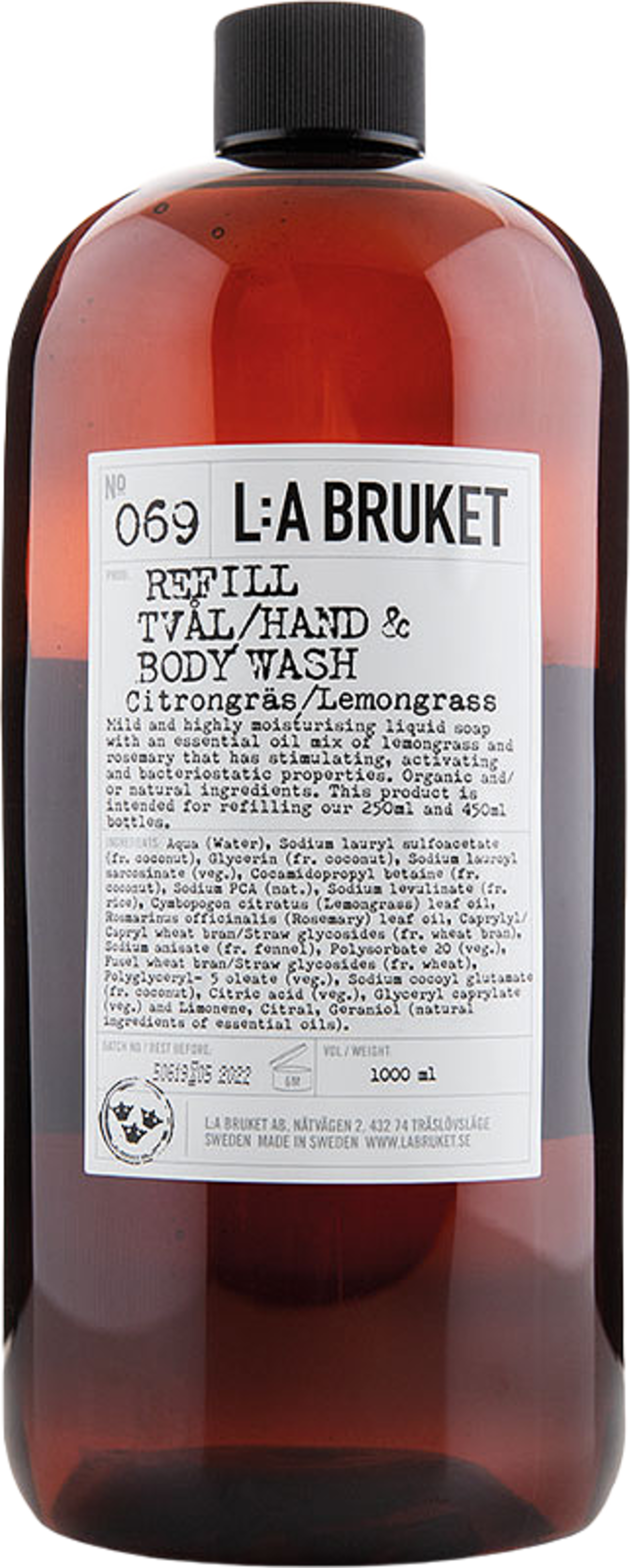 069 Refill Flytande Tvål Lemongrass