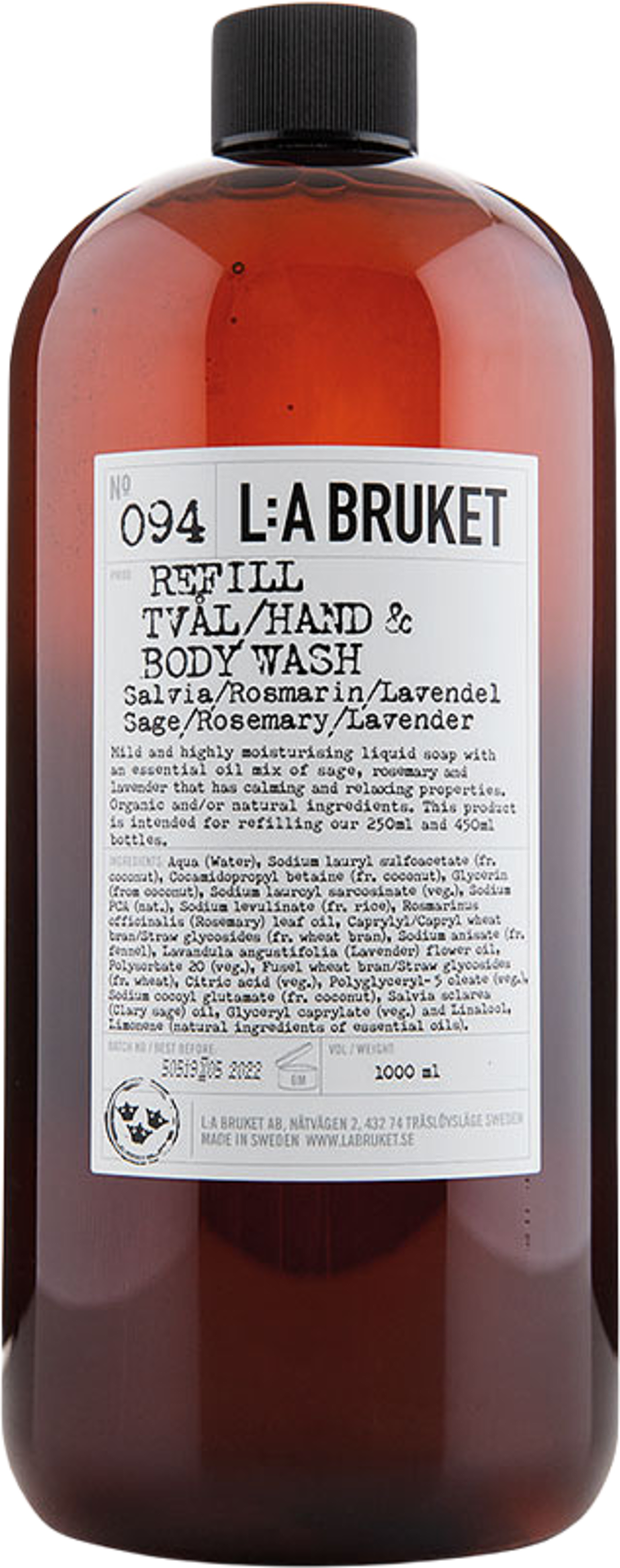 094 Refill Flytande Tvål Sage/Rosemary/Lavender