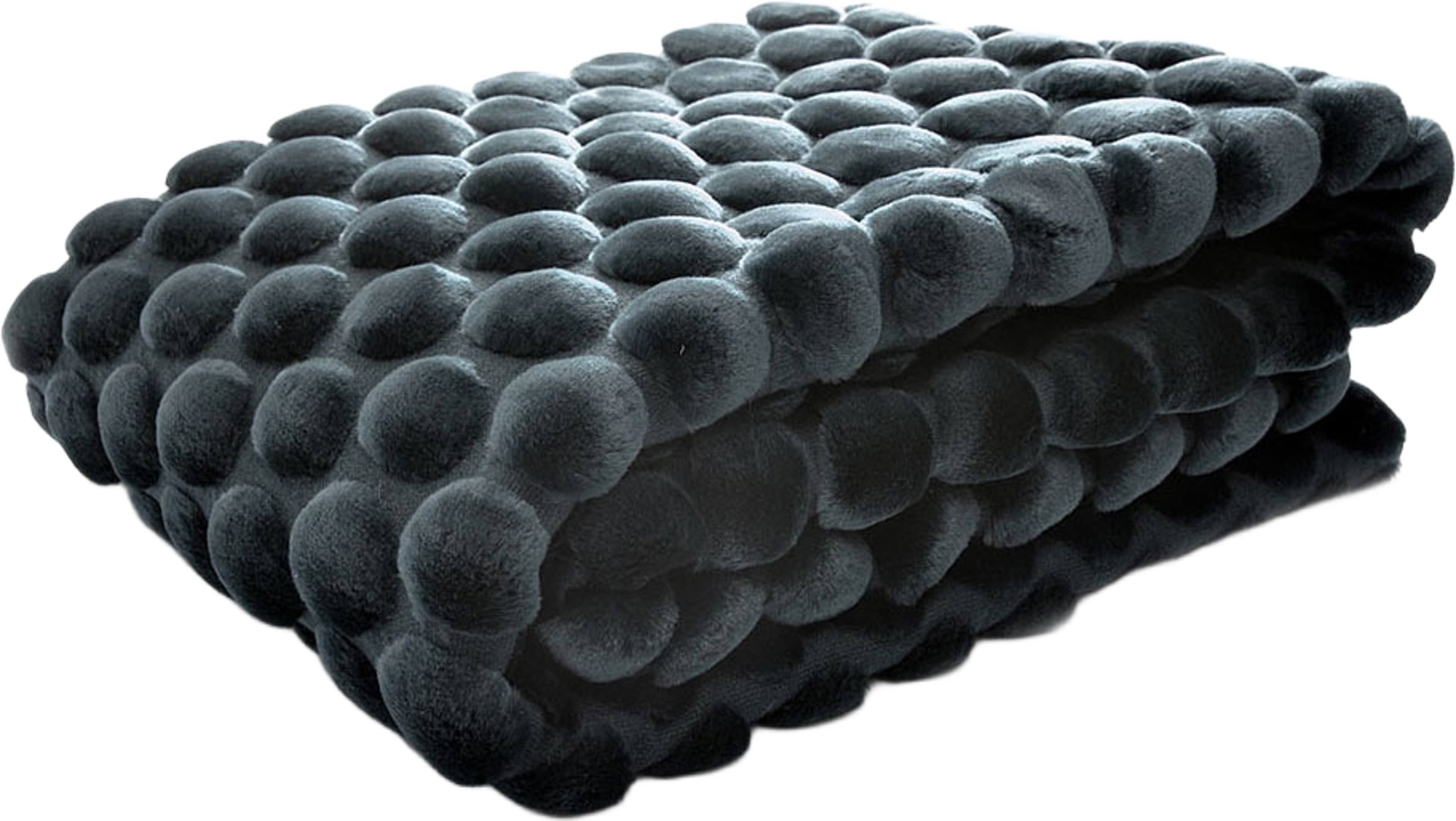 Pläd Egg 170x130 cm, från Ceannis, i färgen Petrol. Klicka för att öppna bilden i stort format
