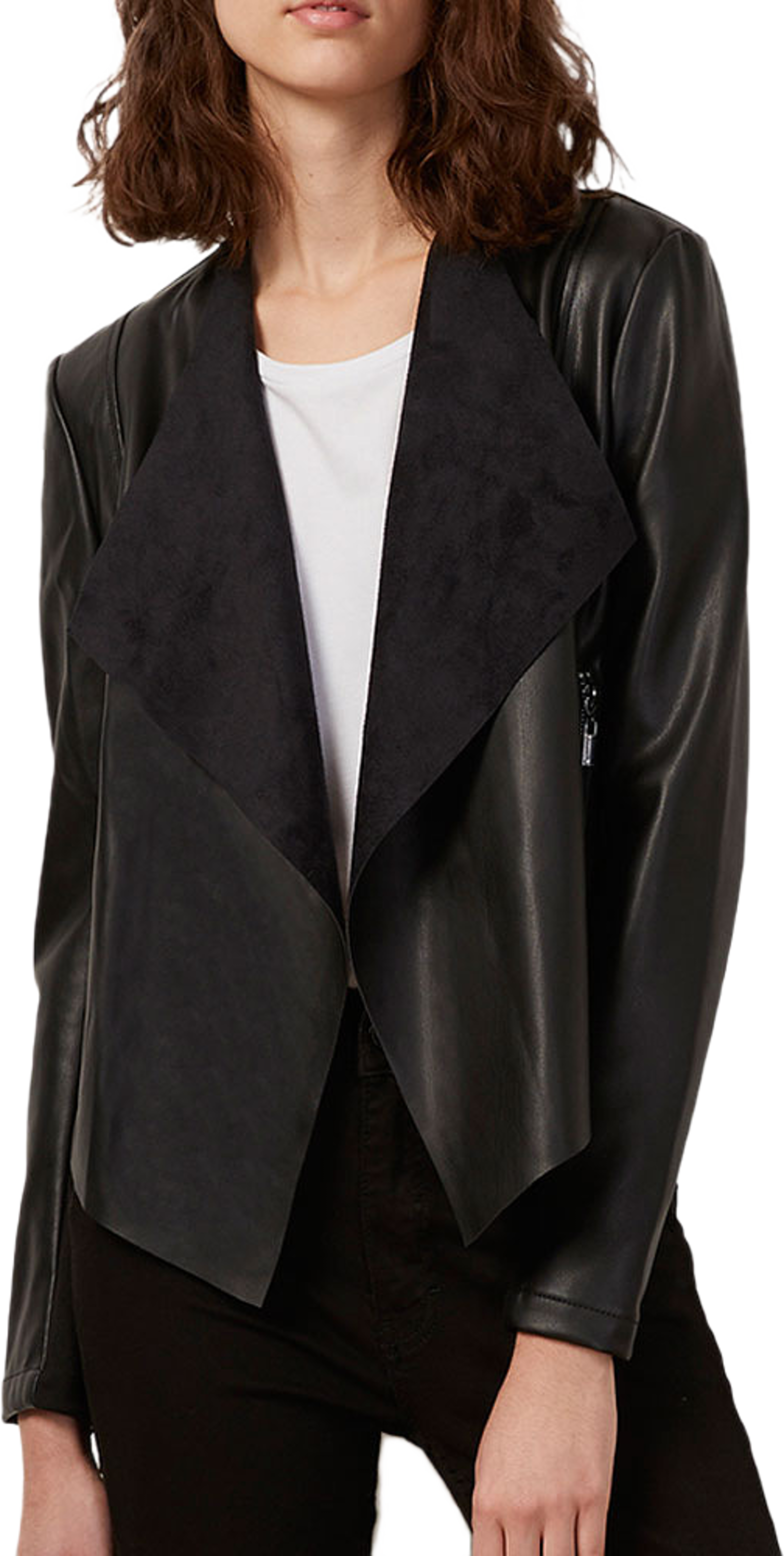 Waterfall PU Jacket Black från French Connection Åhléns