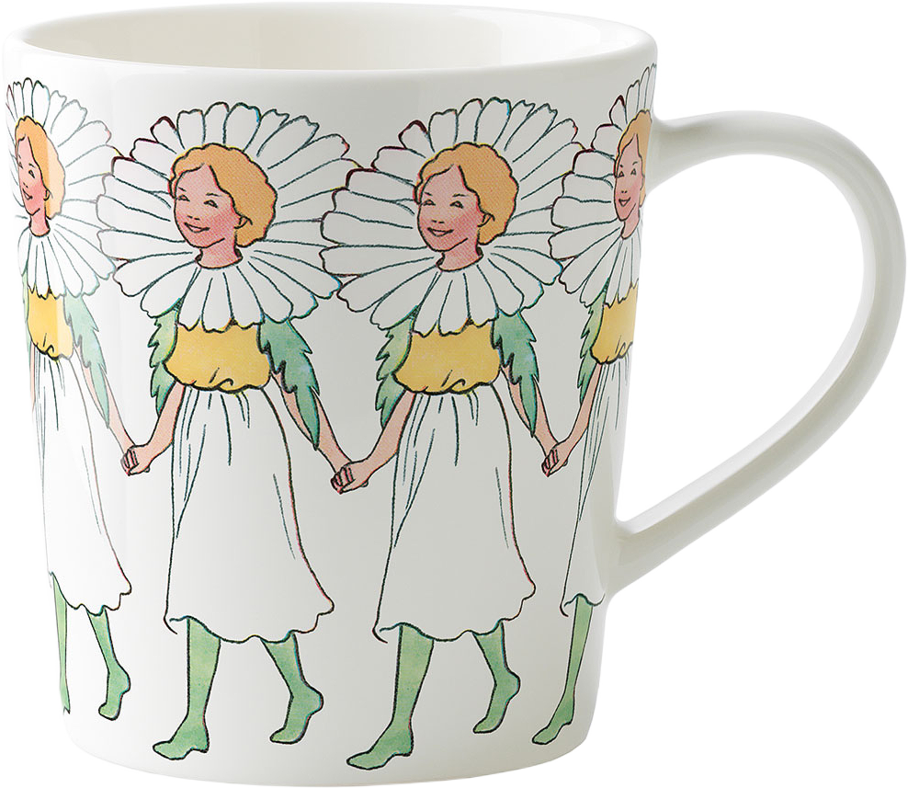 Elsa Beskow Mugg 40 cl with handle Marguerite