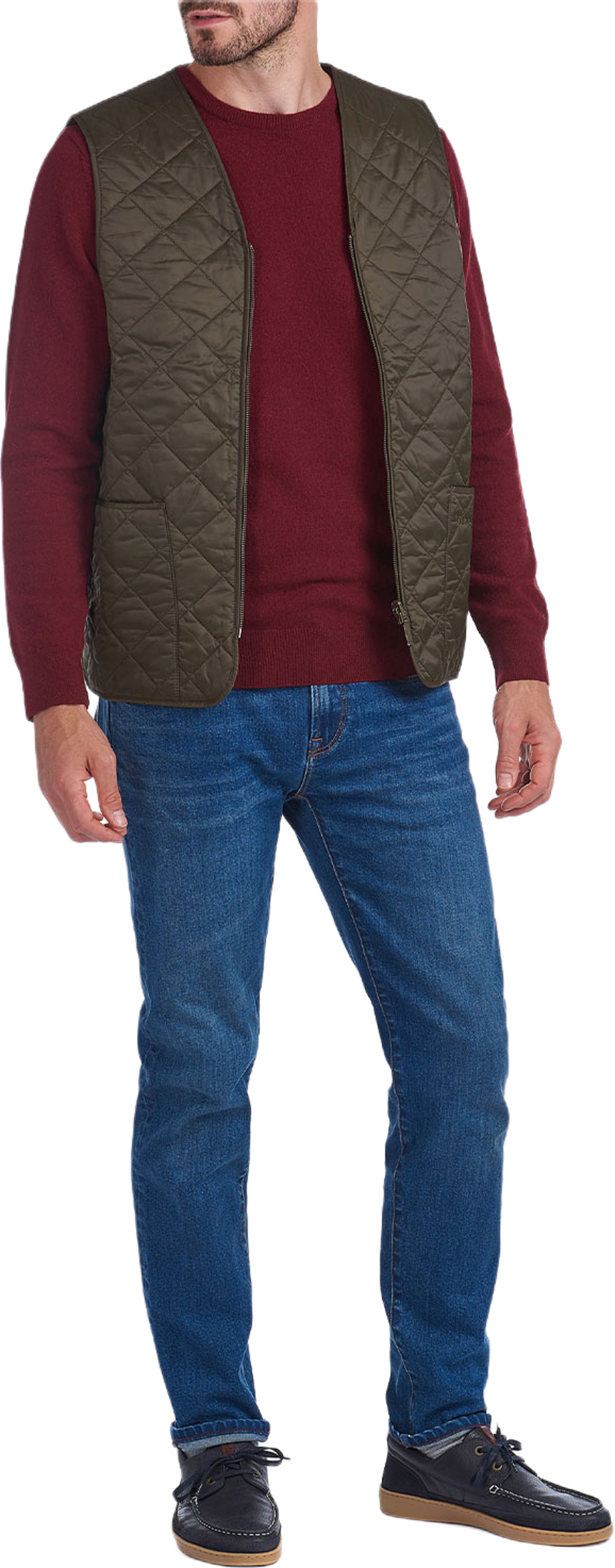 Liner, från Barbour, i färgen Olive. Klicka för att öppna bilden i stort format