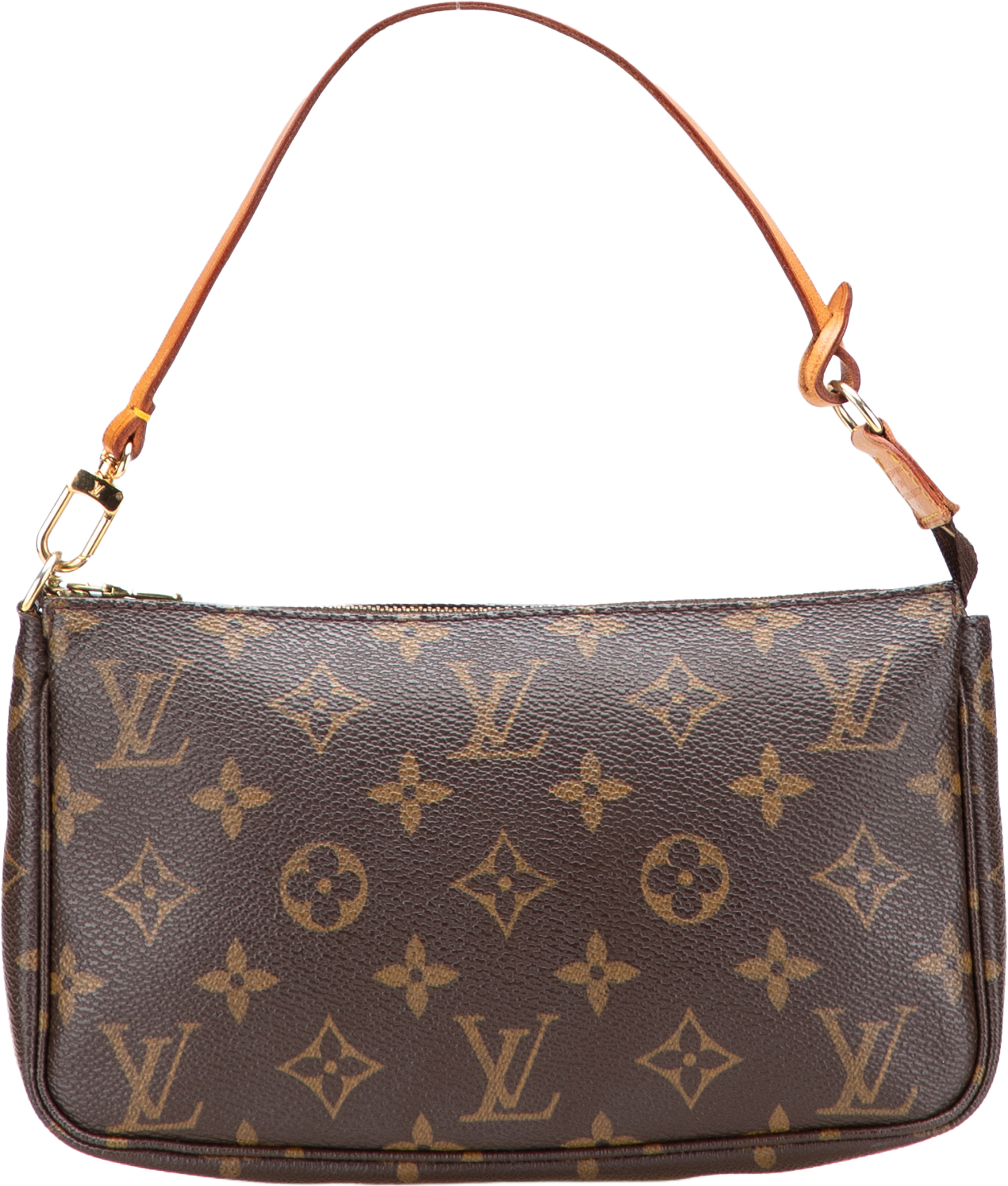Louis Vuitton Monogram Pochette Accessoires, från Luxclusif, i färgen brown. Klicka för att öppna bilden i stort format