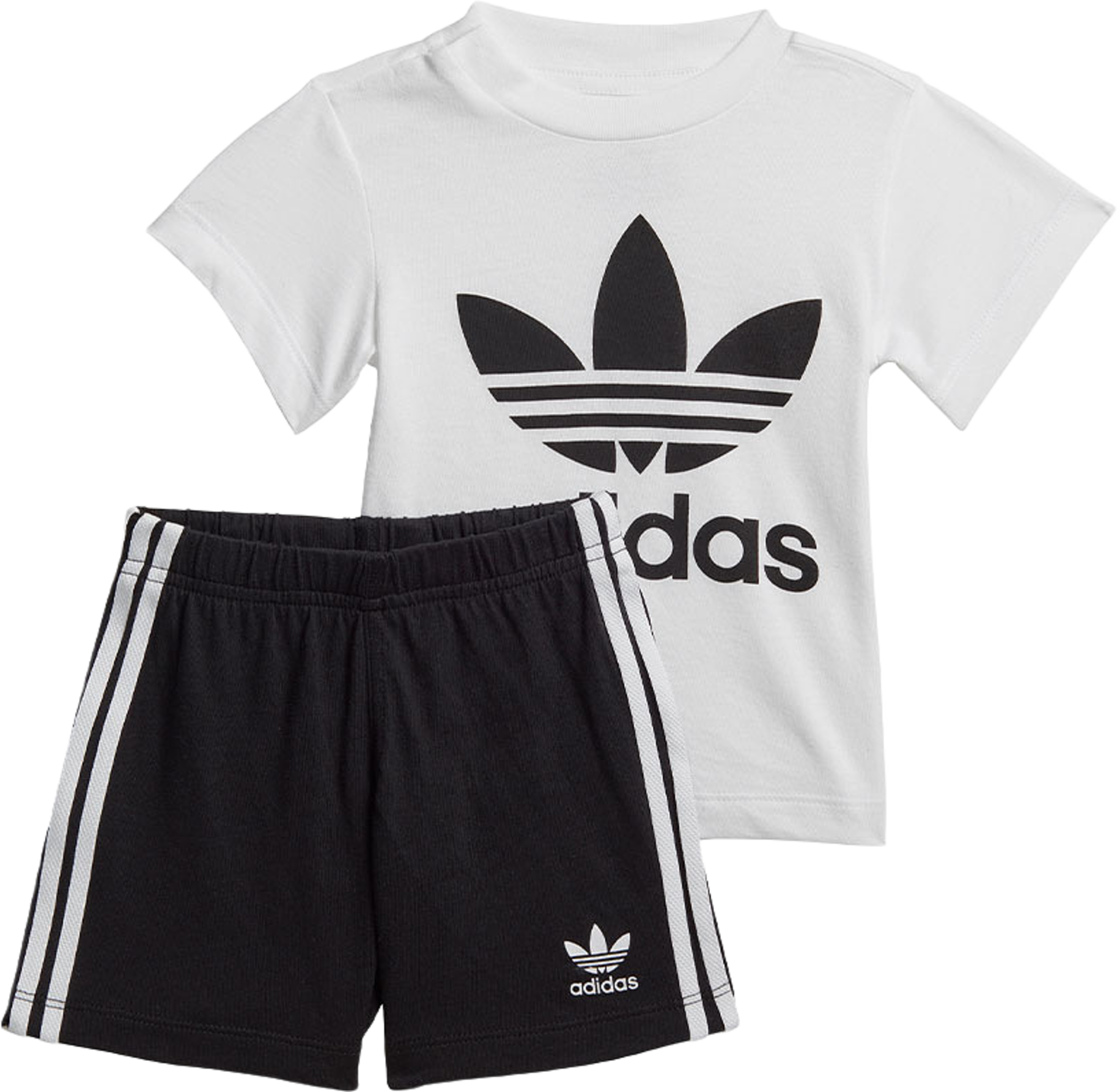 Trefoil Set, Shorts + Tee
