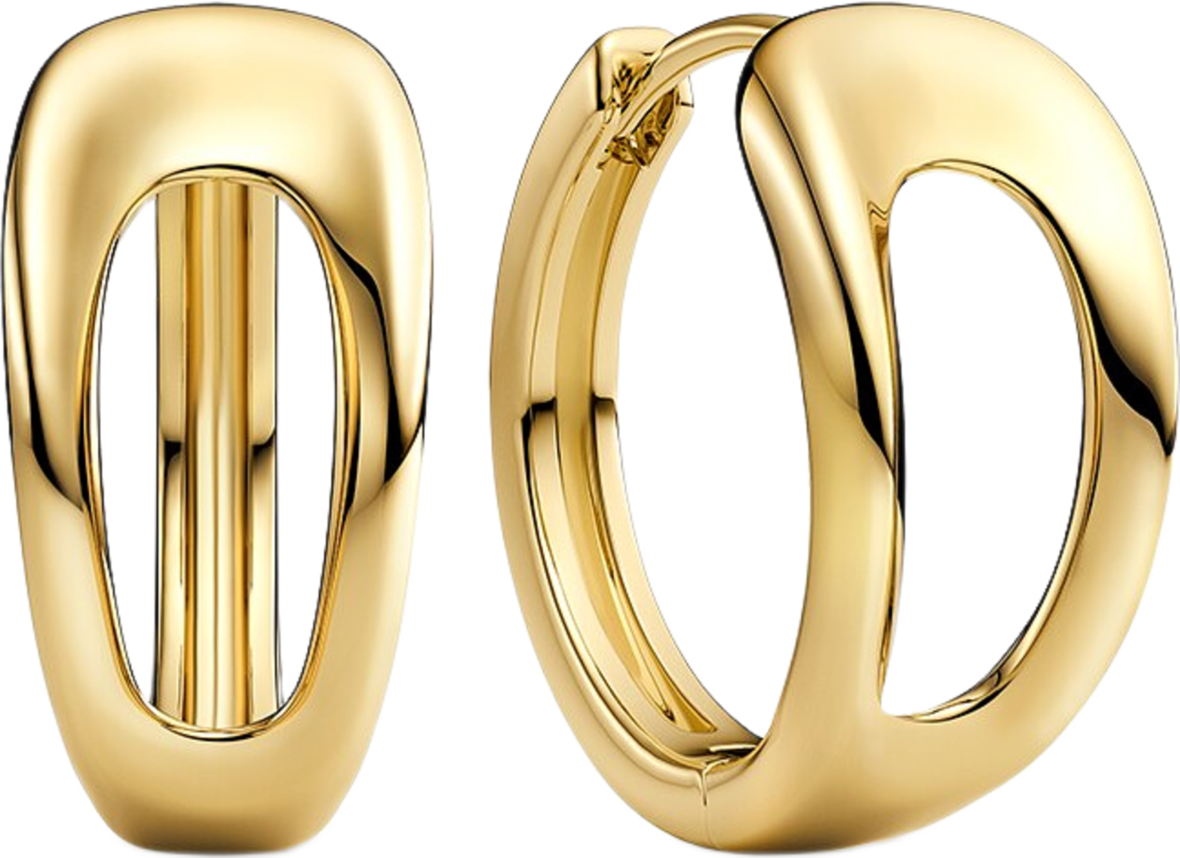 Borsa Creolo Earrings, från Sif Jakobs Jewellery, i färgen gold. Klicka för att öppna bilden i stort format