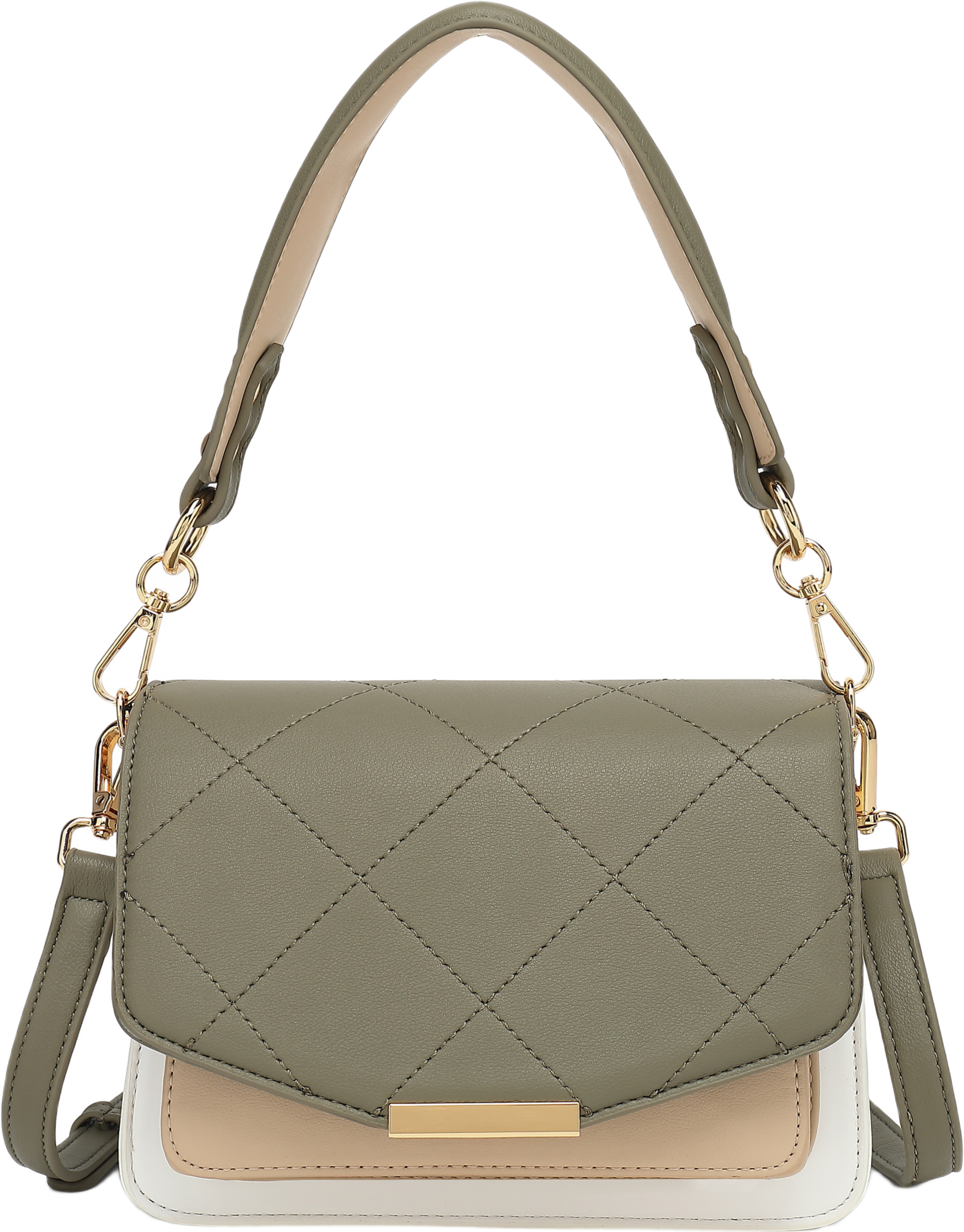 Blanca Bag Medium - Army/white/beige