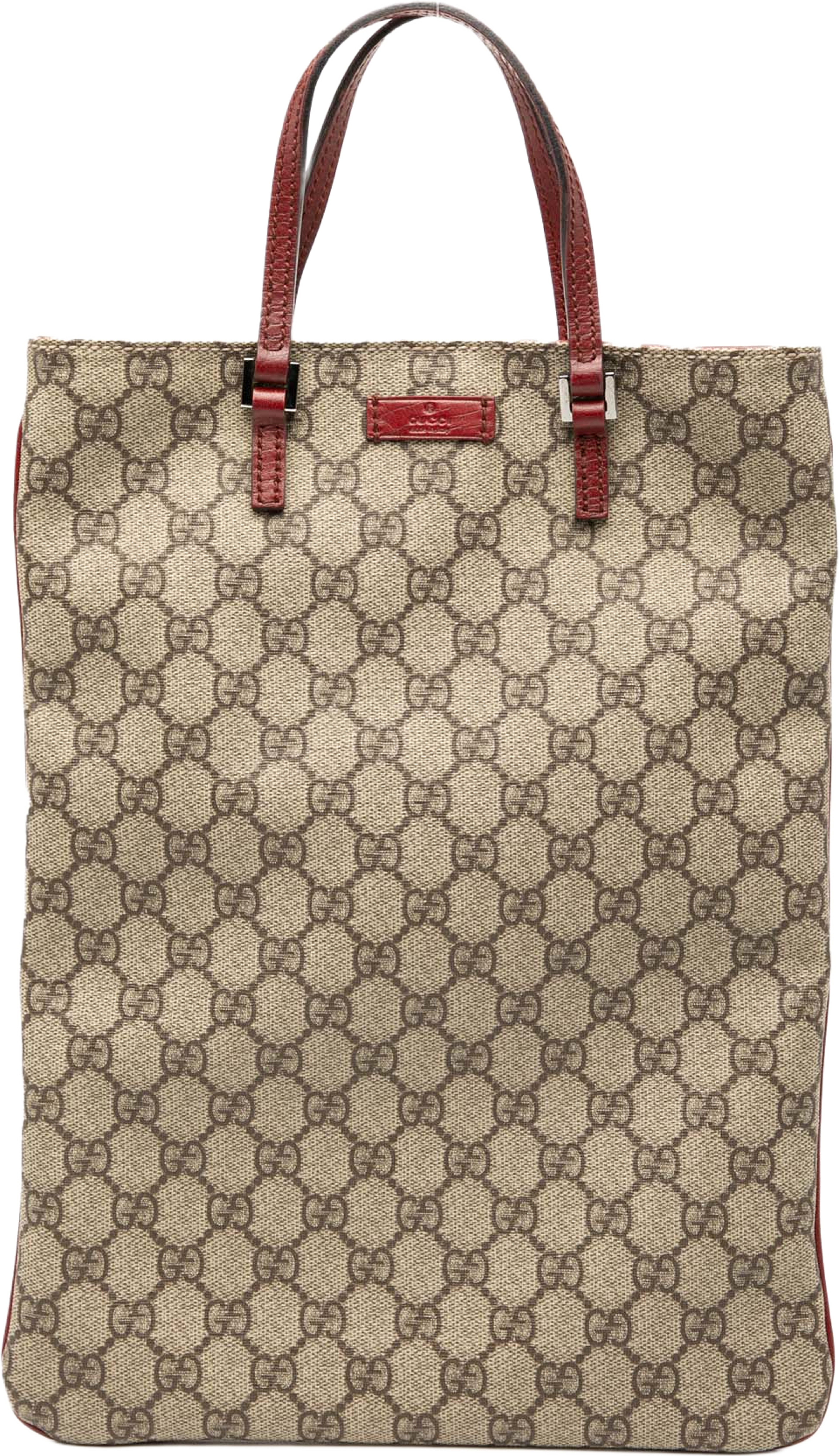 Gucci Gg Supreme Tote, från Luxclusif, i färgen beige. Klicka för att öppna bilden i stort format
