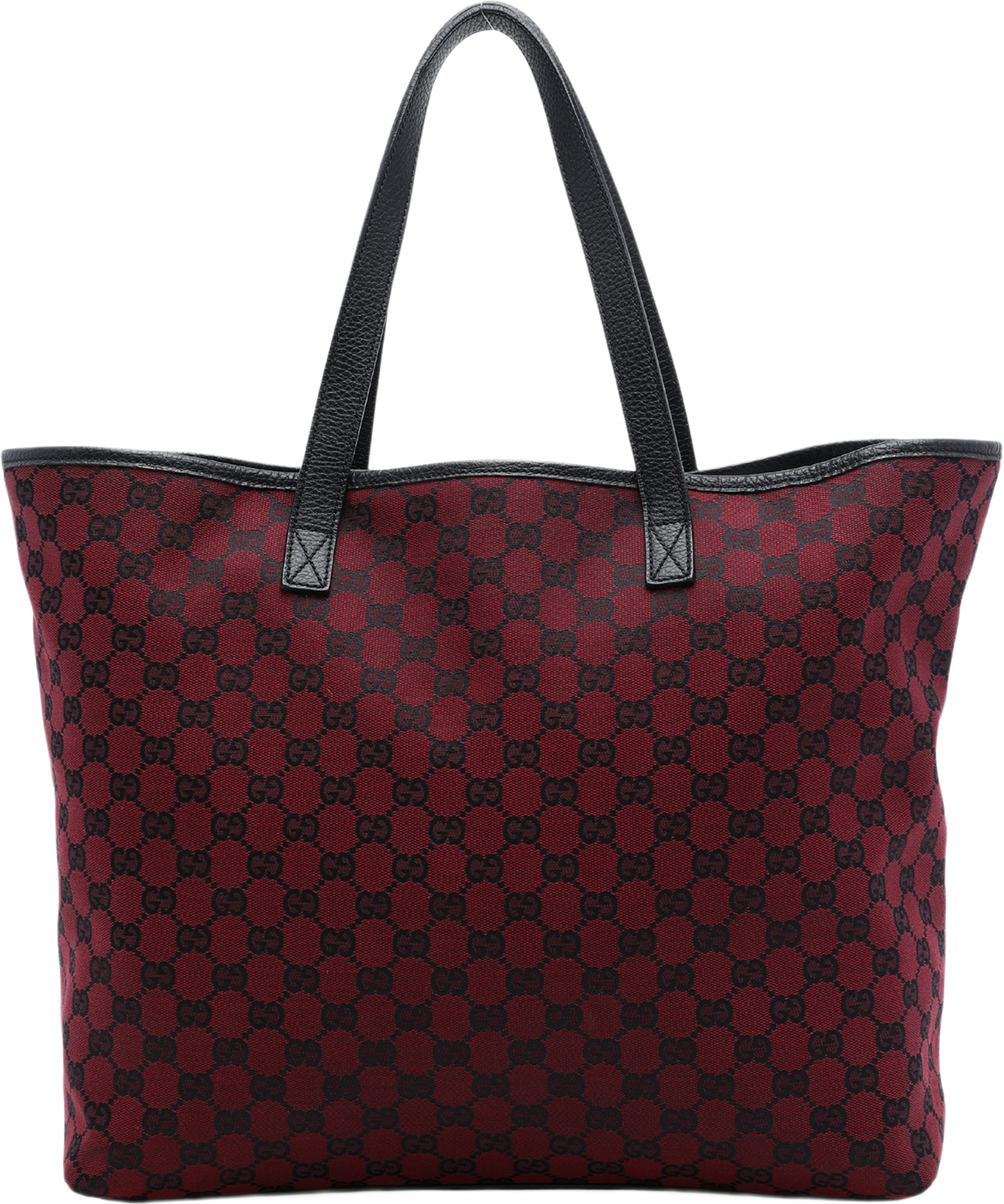 Gucci Gg Canvas Tote, från Luxclusif, i färgen röd. Klicka för att öppna bilden i stort format