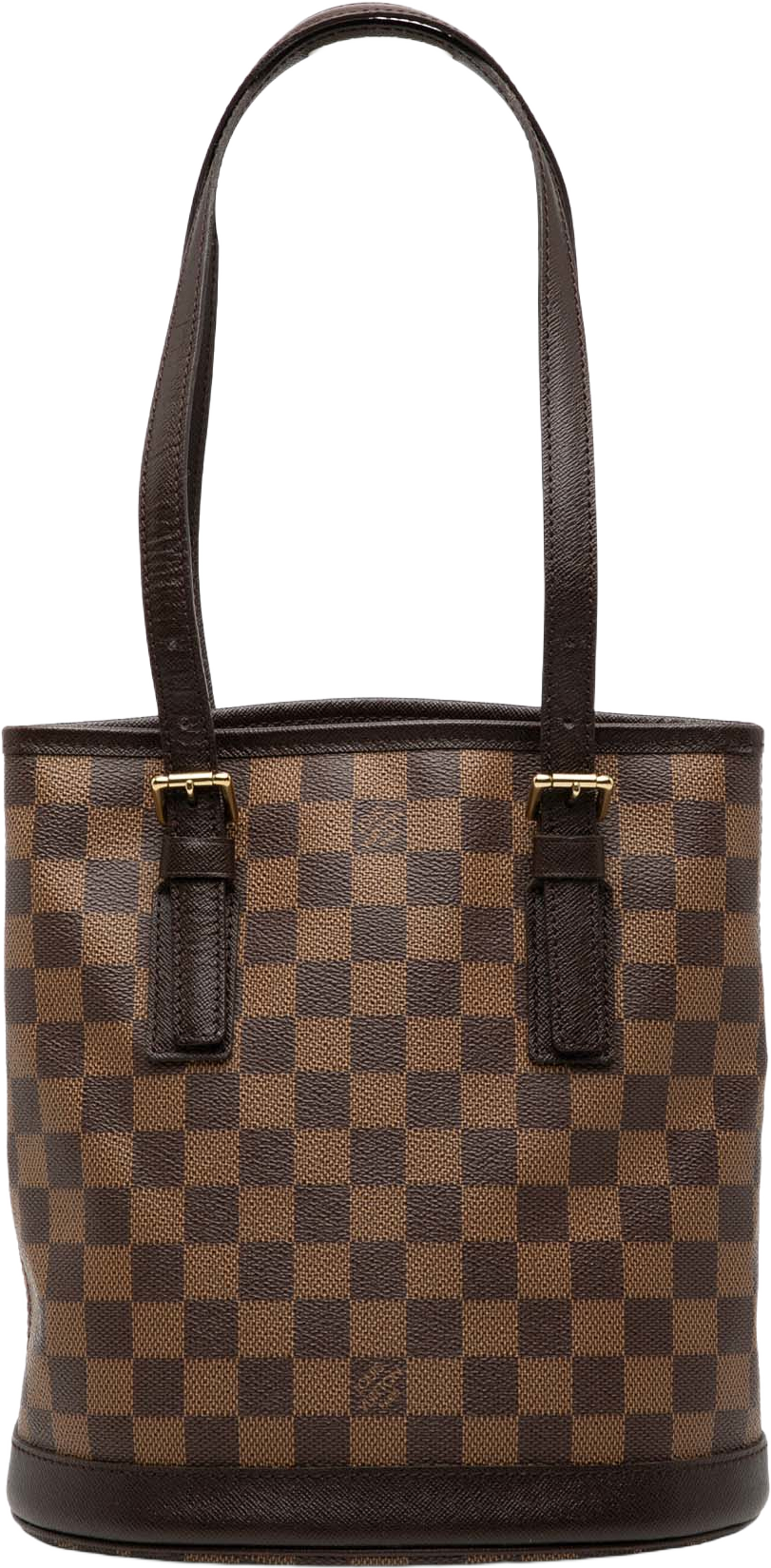 Louis Vuitton Damier Ebene Marais, från Luxclusif, i färgen brown. Klicka för att öppna bilden i stort format