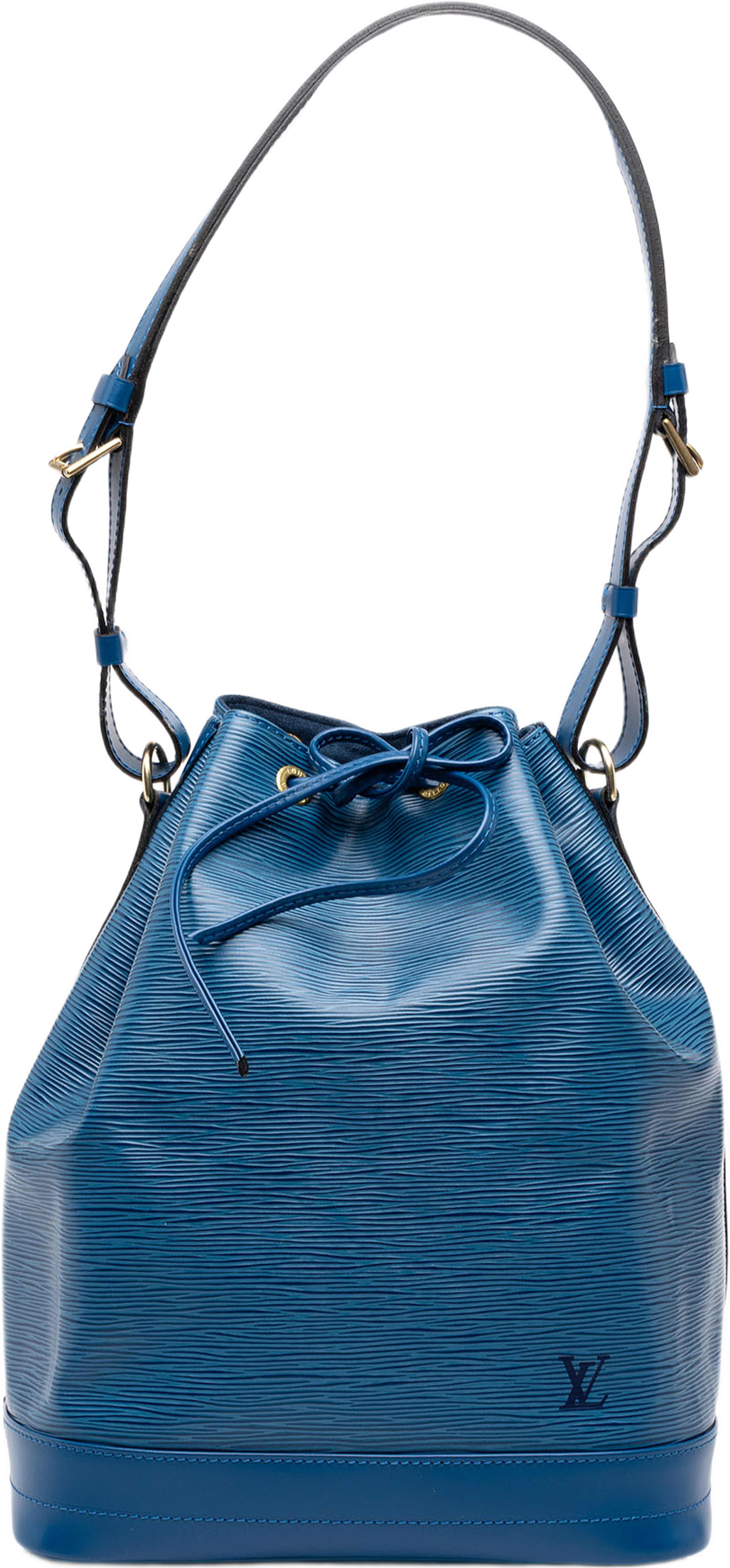 Louis Vuitton Epi Noe Gm, från Luxclusif, i färgen blå. Klicka för att öppna bilden i stort format