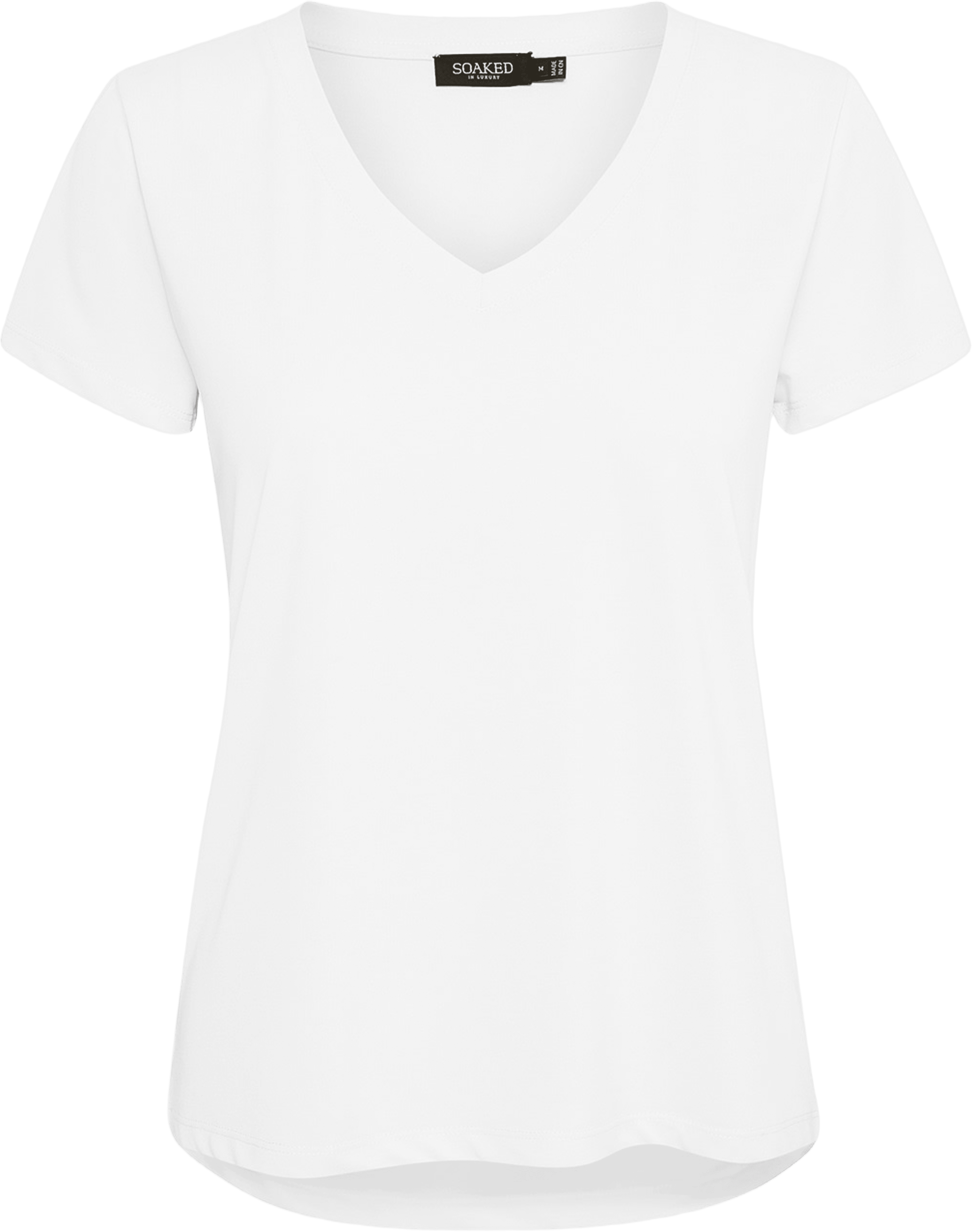 Columbine T-shirt, från Soaked In Luxury, i färgen Broken White. Klicka för att öppna bilden i stort format