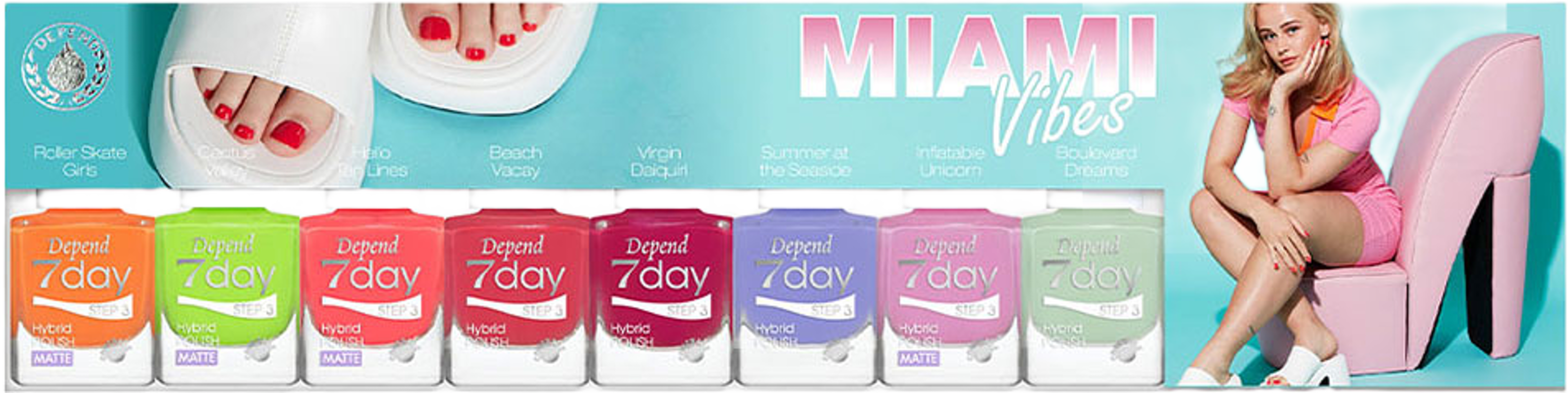 7Day Kollektionsask - Miami Vibes