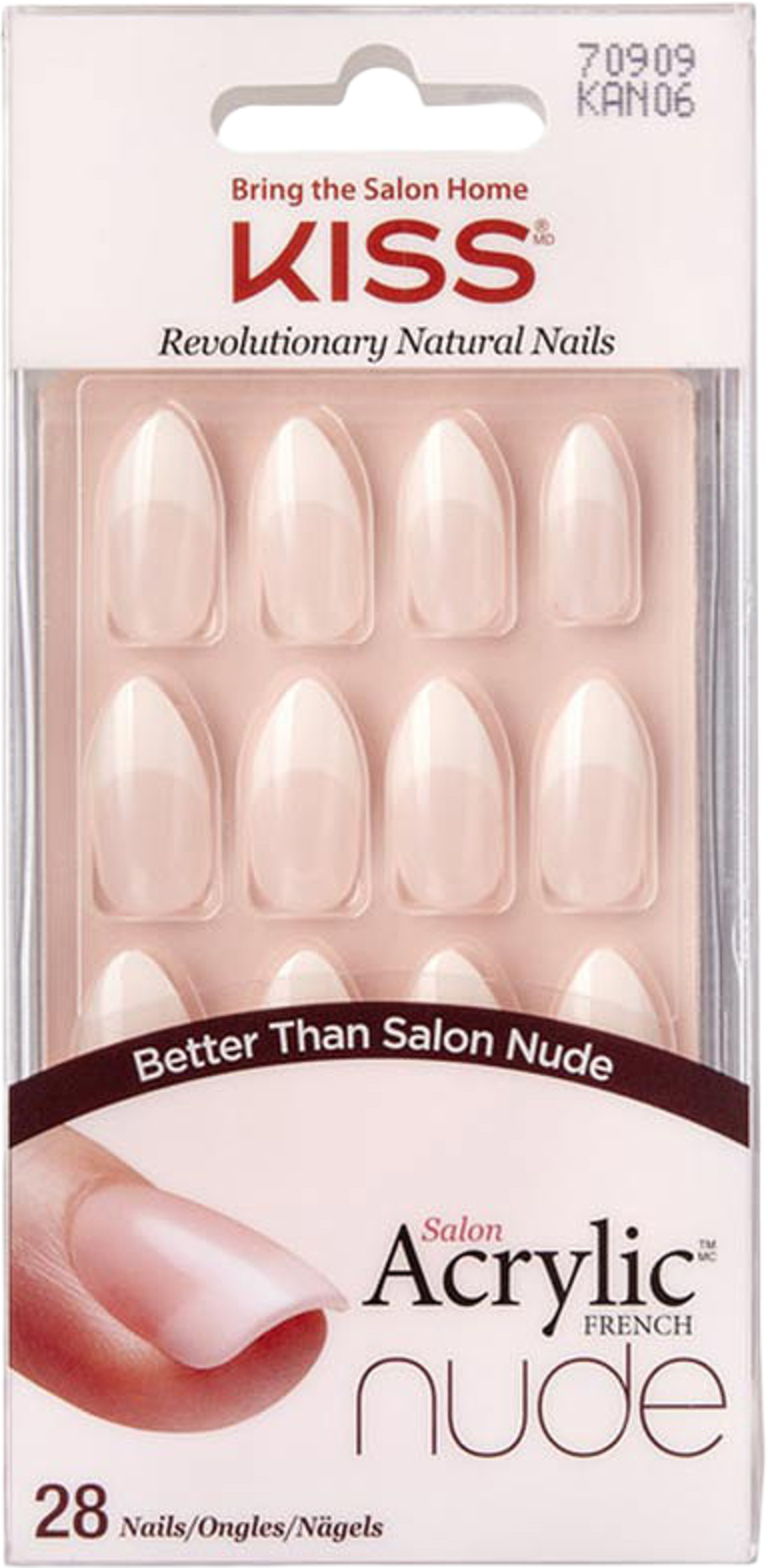 Kiss Acrylic Nude Artificial Nail
