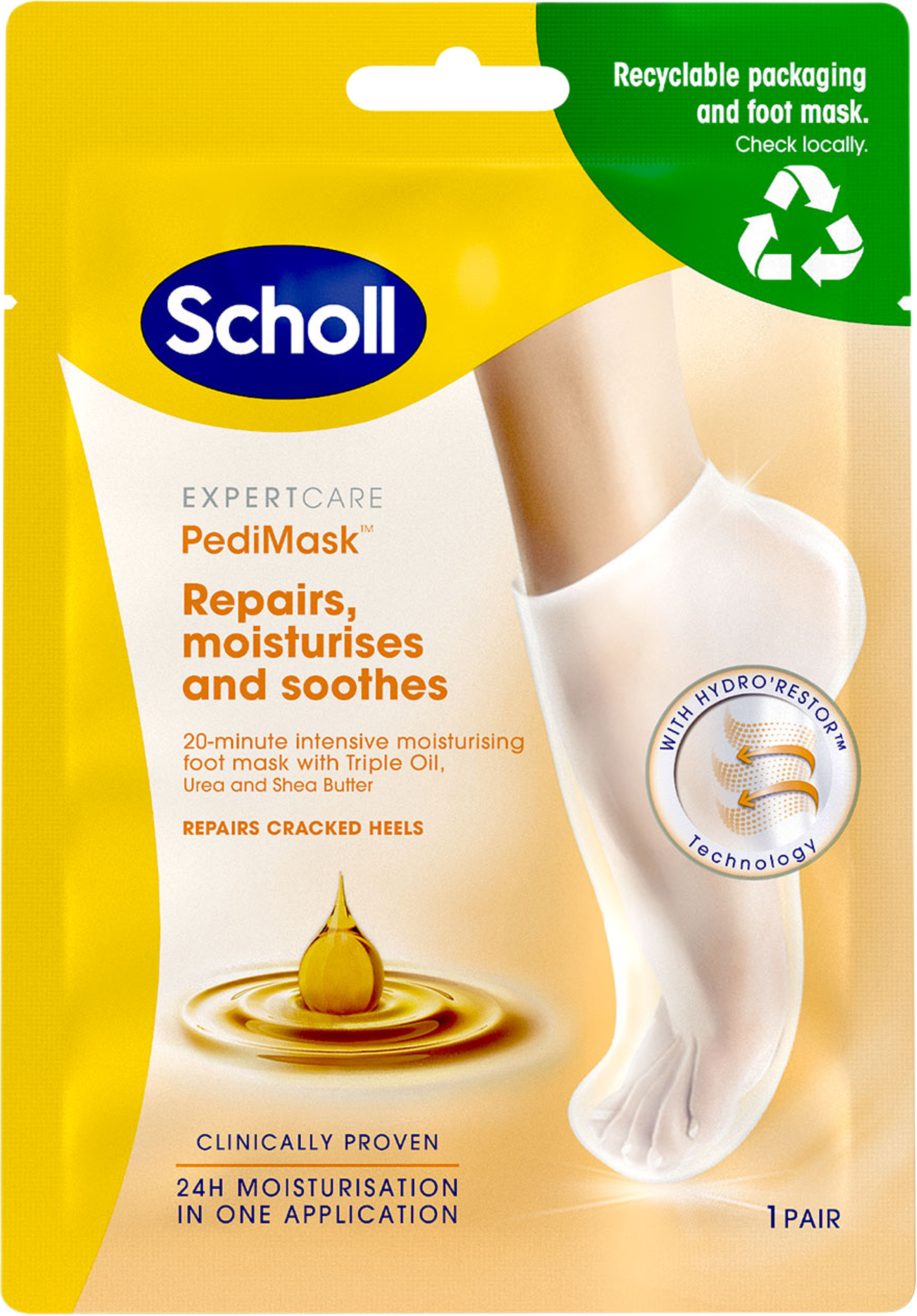 Moisturising PediMask - Triple Oil