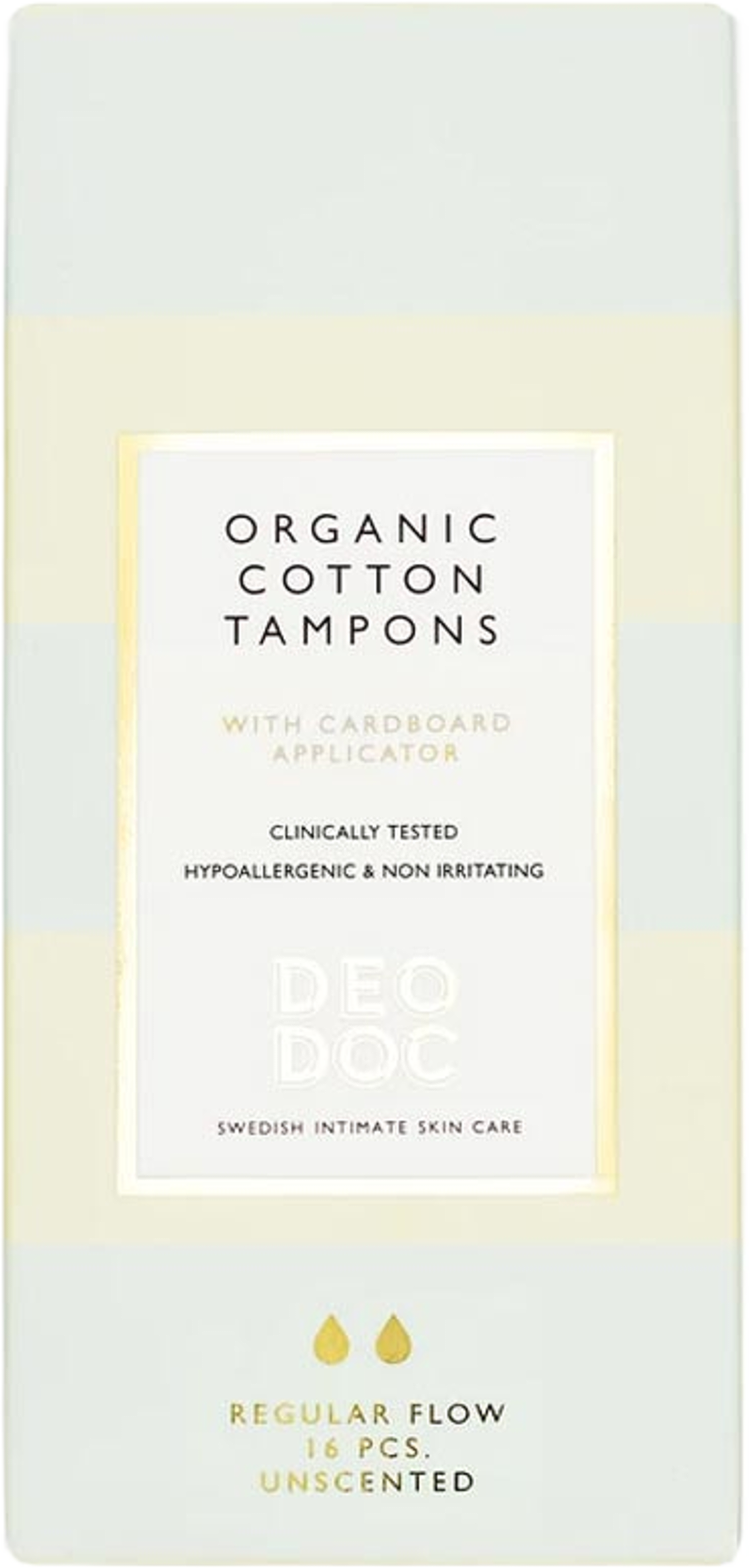 Organic Cotton Tampons Regular