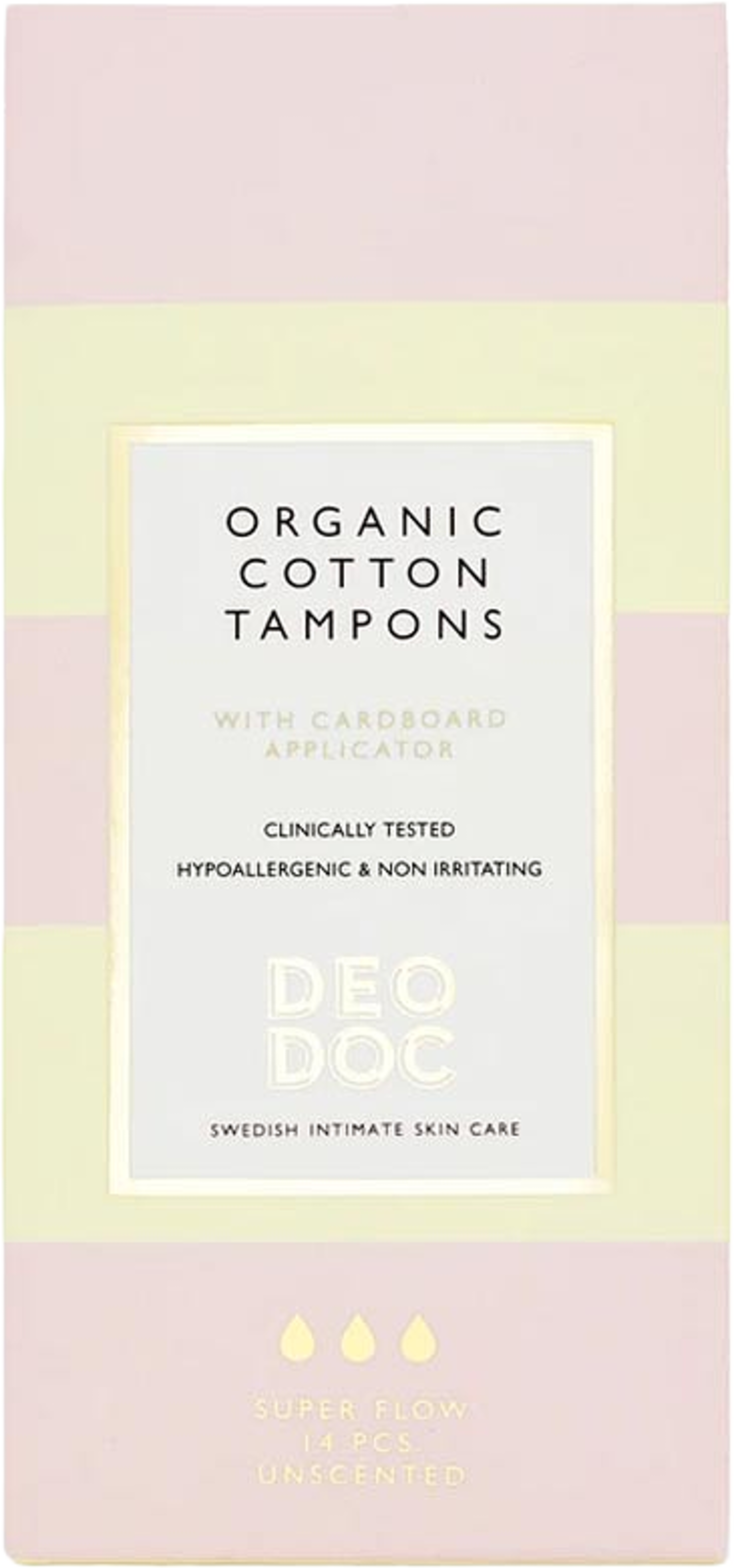 Organic Cotton Tampons Super