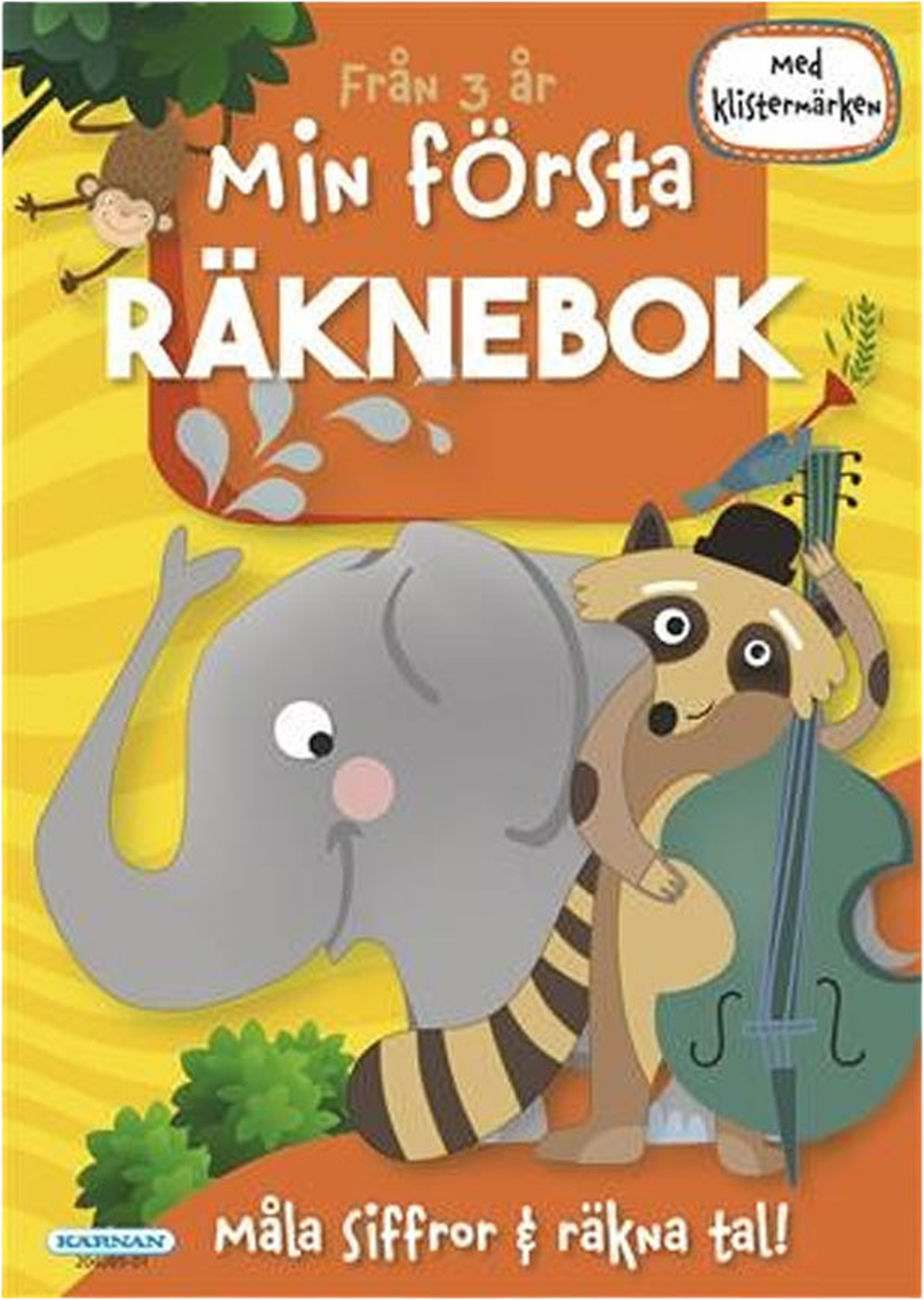 Min första räknebok 32 sidor, från Egmont. Klicka för att öppna bilden i stort format