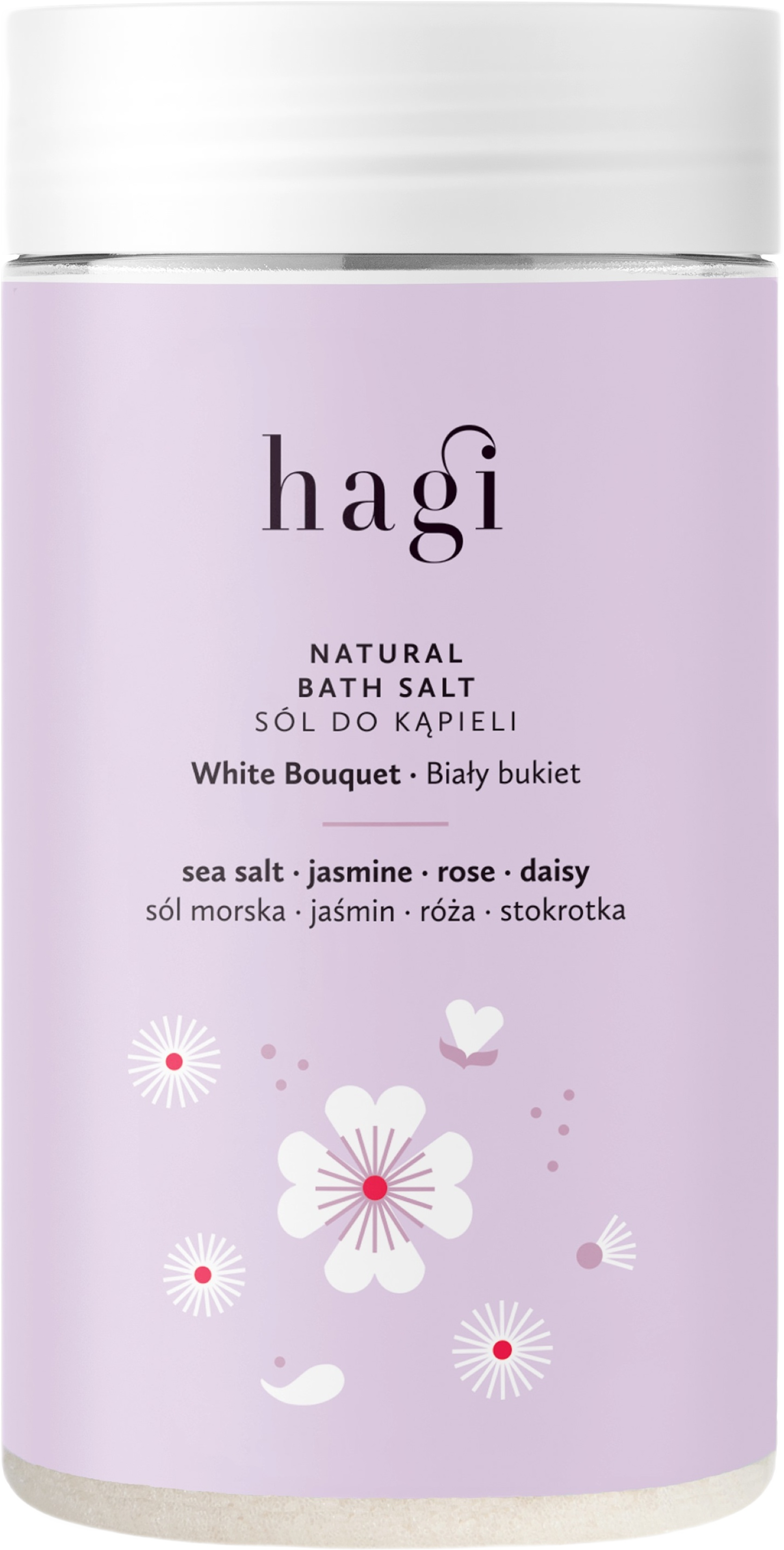 Natural Bath Salt White Bouquet