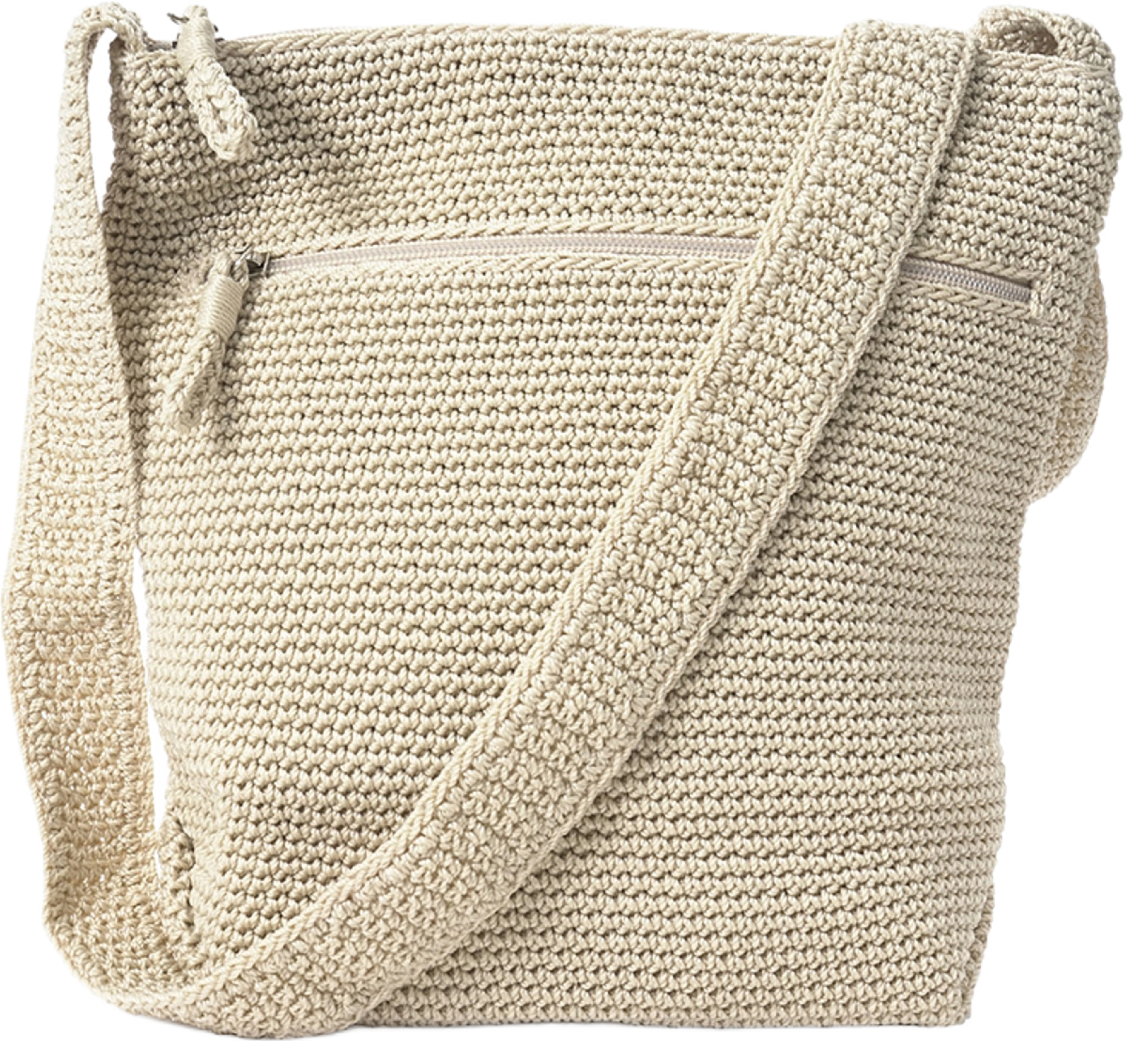 Crossbody Bag Crochet, från Ceannis, i färgen Seashell. Klicka för att öppna bilden i stort format