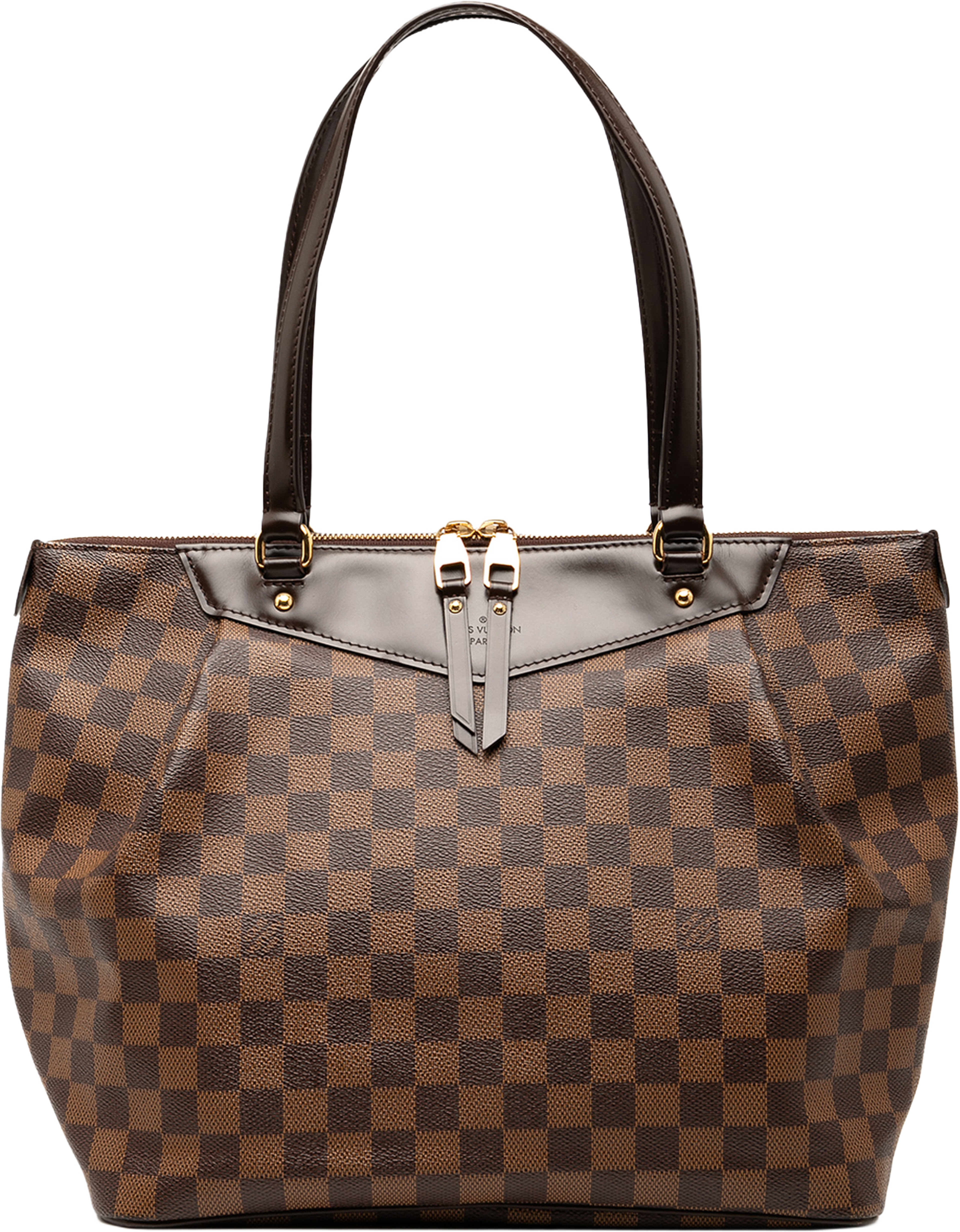 Louis Vuitton Damier Ebene Westminster Gm, från Luxclusif, i färgen brown. Klicka för att öppna bilden i stort format