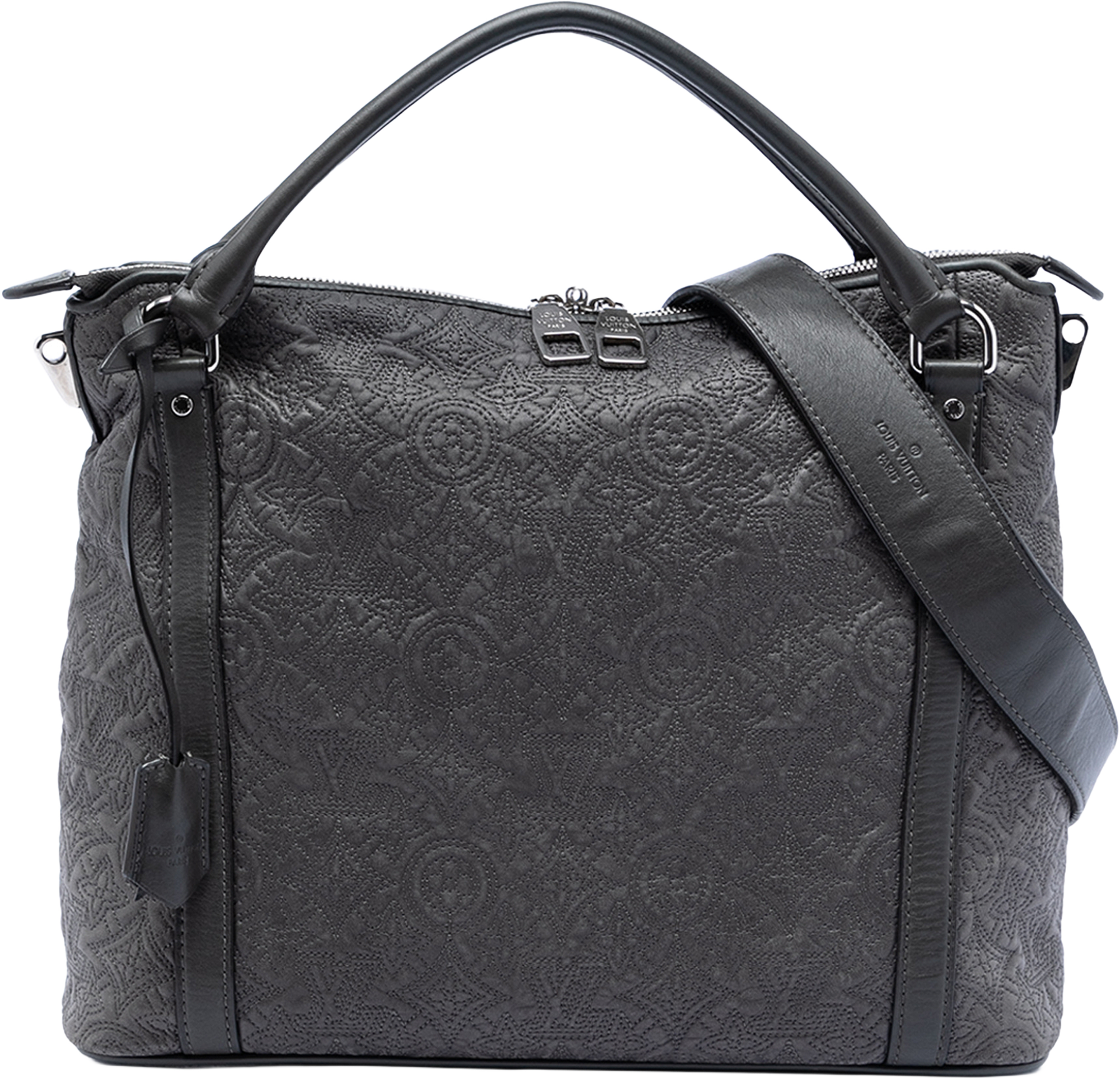 Louis Vuitton Monogram Antheia Ixia Pm, från Luxclusif, i färgen charcoal. Klicka för att öppna bilden i stort format