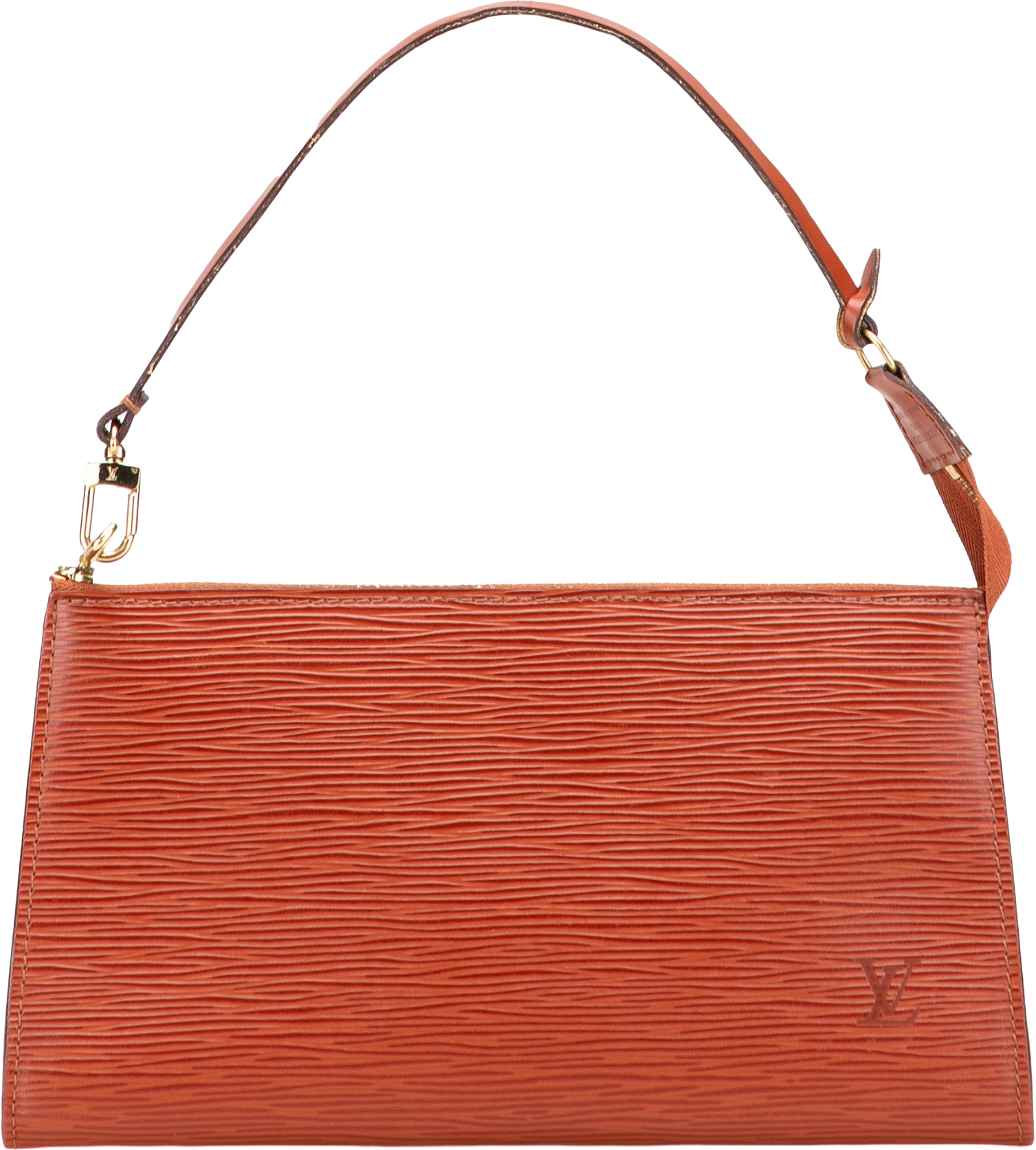 Louis Vuitton Epi Pochette Accessoires, från Luxclusif, i färgen brown. Klicka för att öppna bilden i stort format