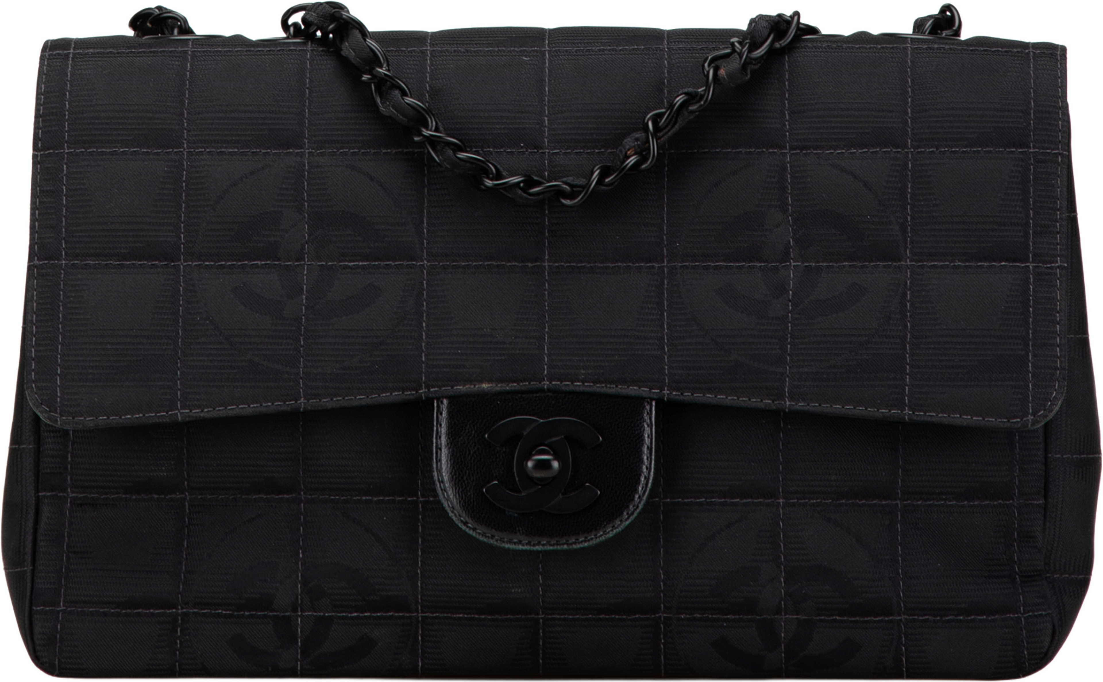 Chanel New Travel Line Medium Nylon Single Flap