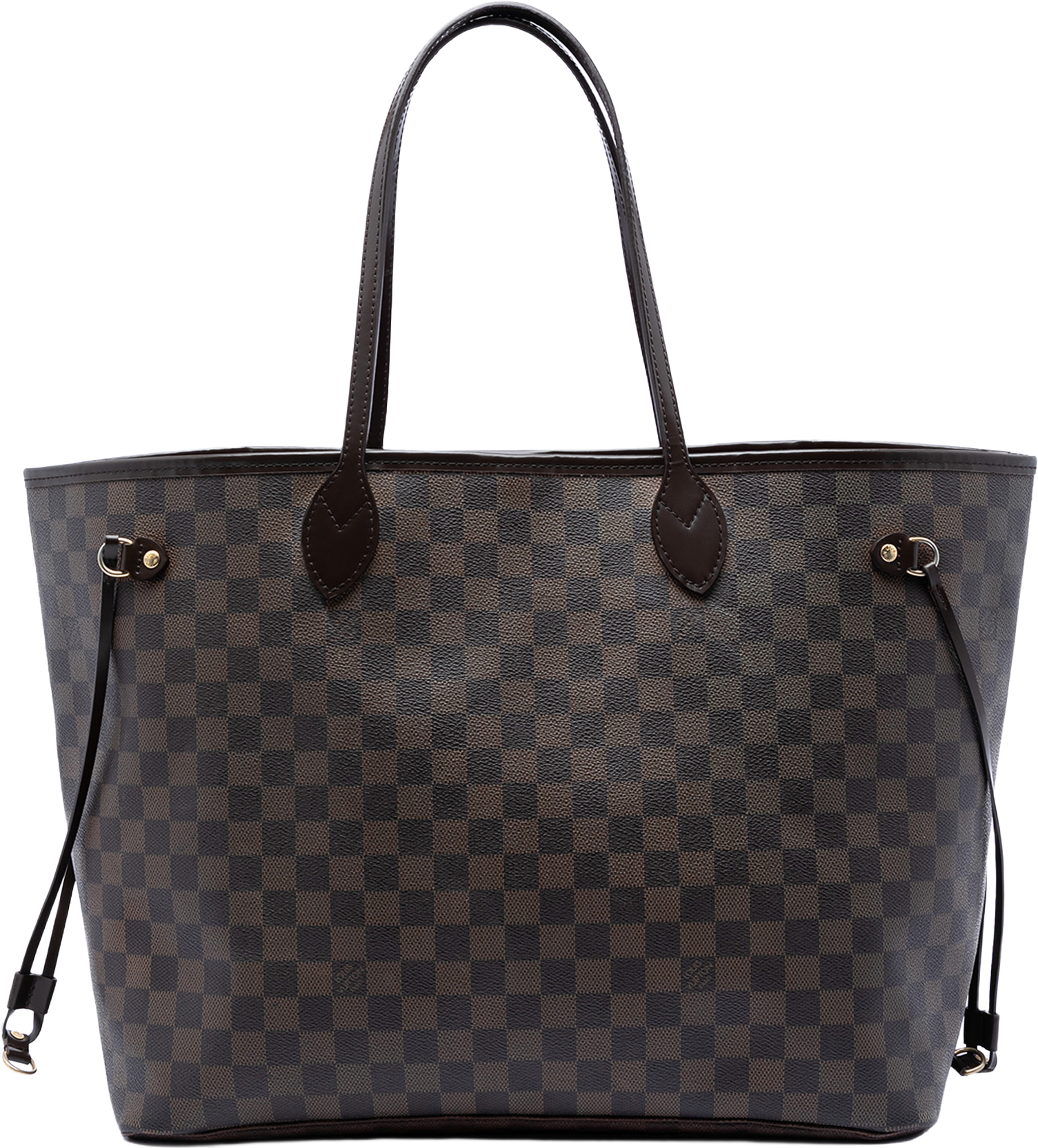 Louis Vuitton Damier Ebene Neverfull Gm, från Luxclusif, i färgen brown. Klicka för att öppna bilden i stort format
