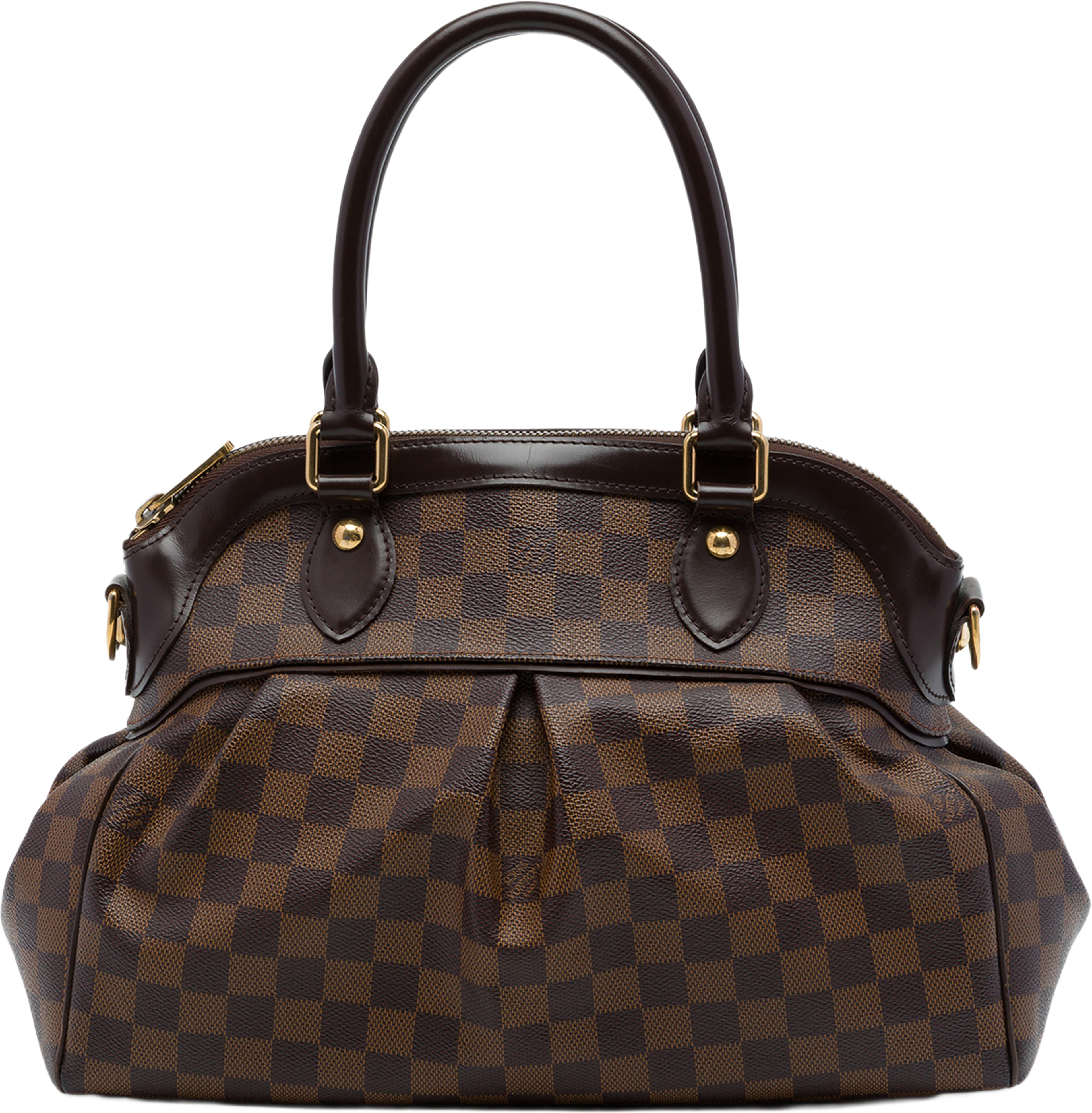 Louis Vuitton Damier Ebene Trevi Pm, från Luxclusif, i färgen brun. Klicka för att öppna bilden i stort format
