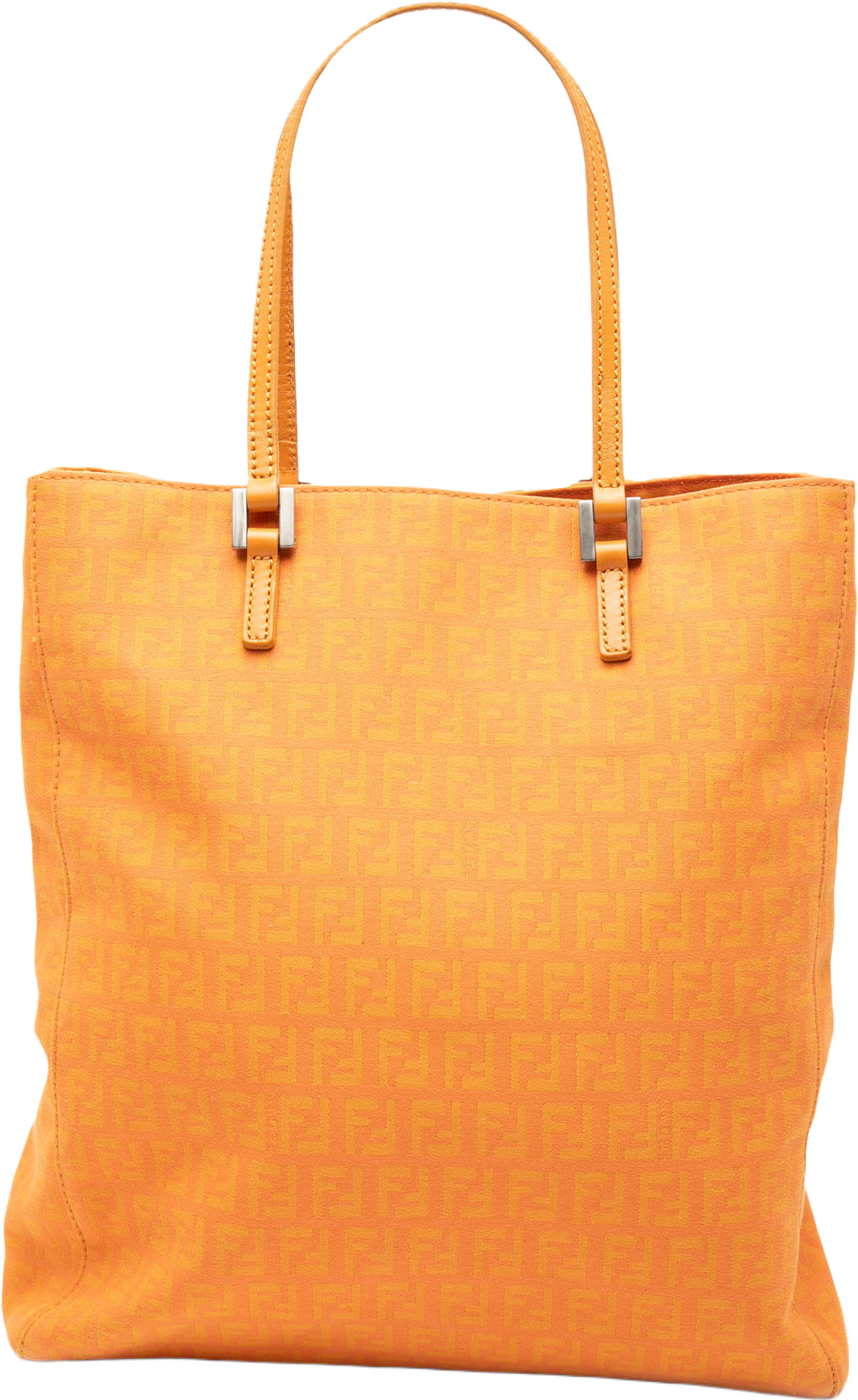 Fendi Zucchino Canvas Tote, från Luxclusif, i färgen orange. Klicka för att öppna bilden i stort format