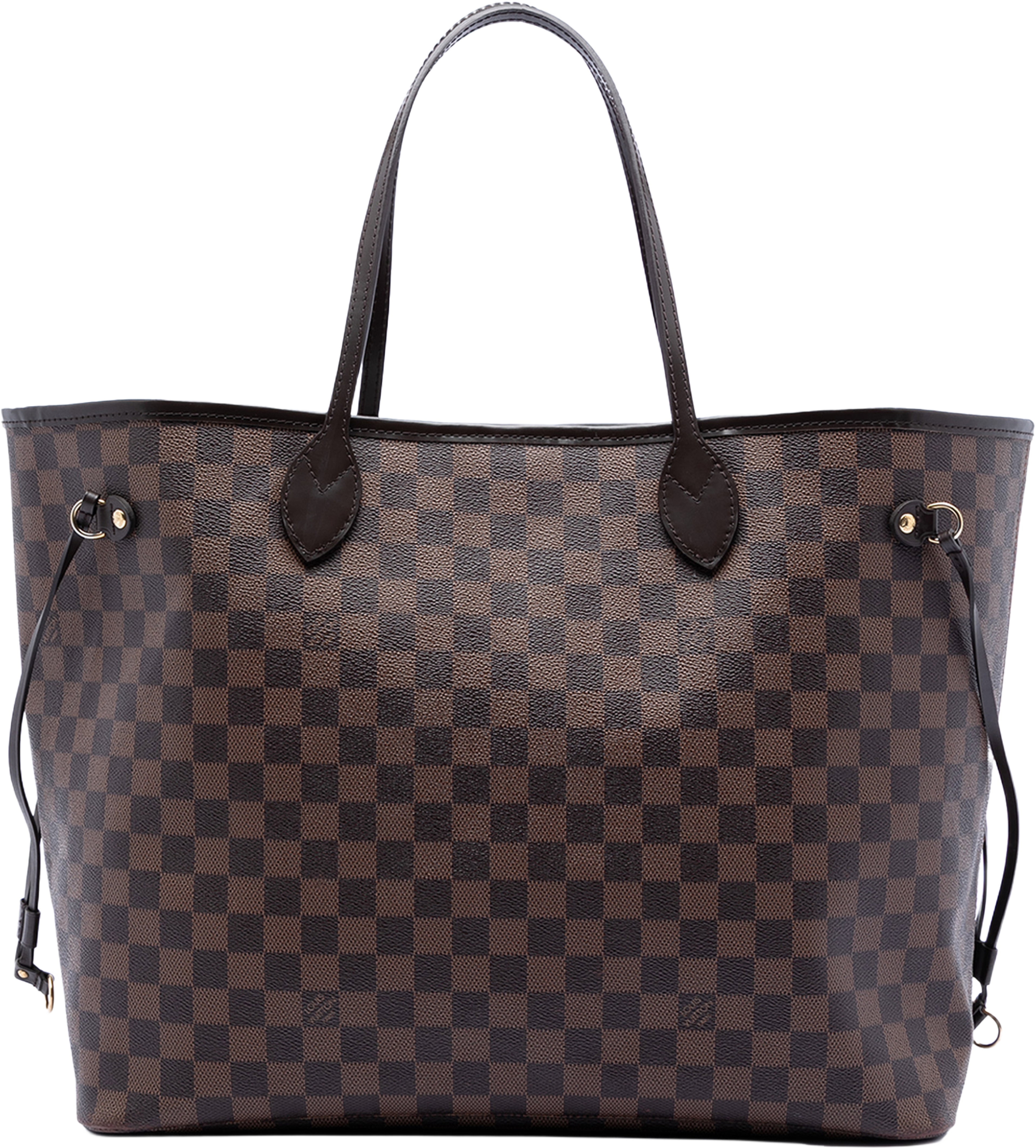Louis Vuitton Damier Ebene Neverfull Gm, från Luxclusif, i färgen brown. Klicka för att öppna bilden i stort format