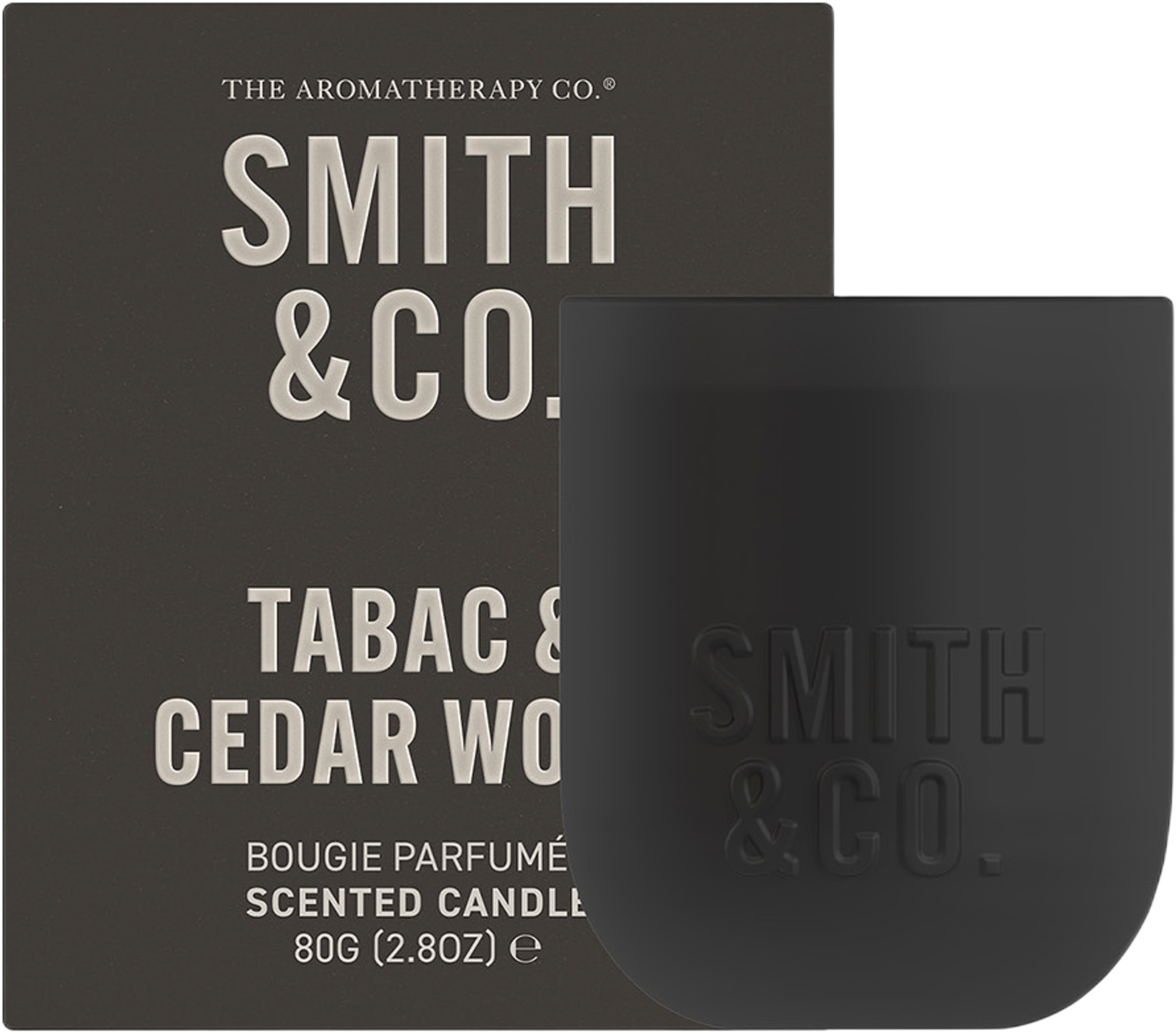 Tabac & Cedarwood Scented Mini Candle, från Smith & Co. Klicka för att öppna bilden i stort format